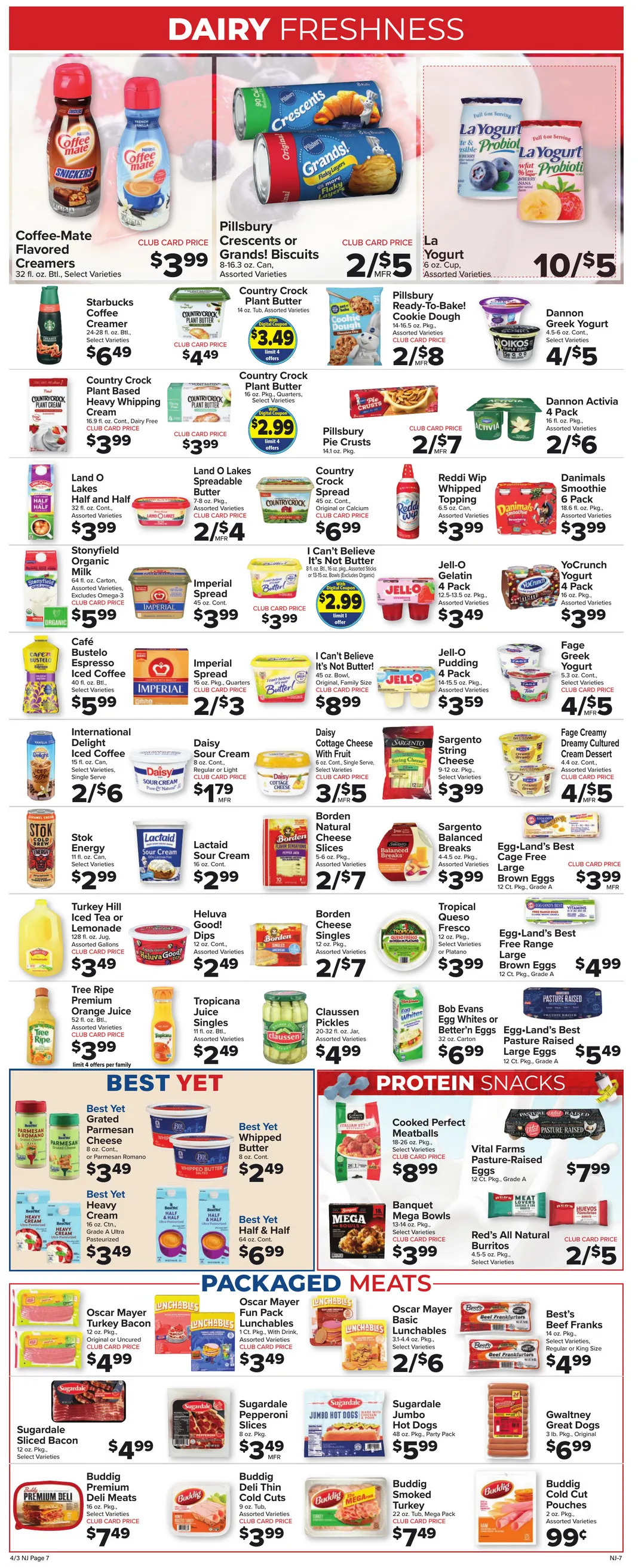 Weekly promotion Foodtown Sales spanning from April 3 to April 9 2026 - Page 7 for Catalogue 365