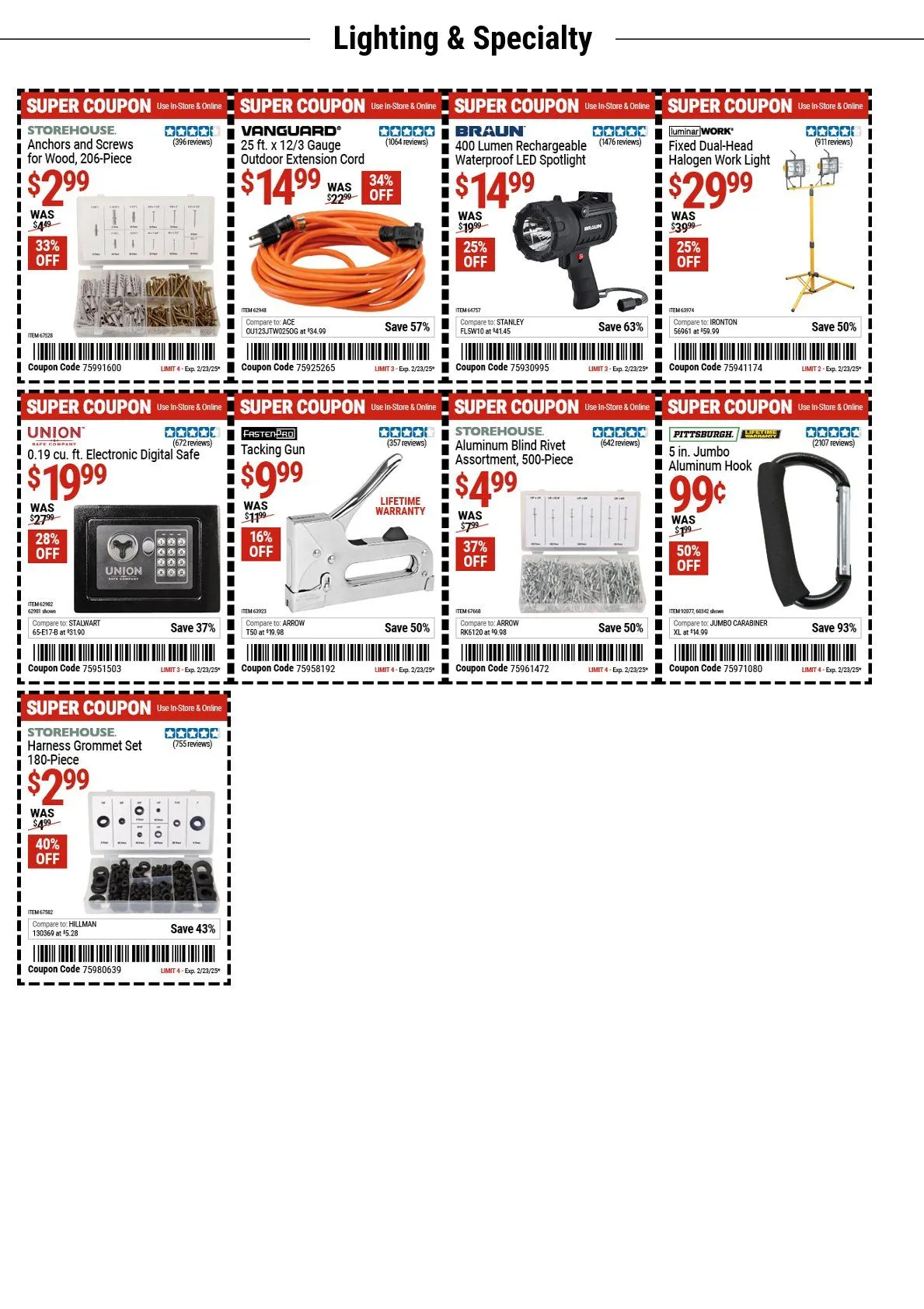 Weekly ad Harbor Freight weekly ads from February 14 to February 26 2025 - Page 7