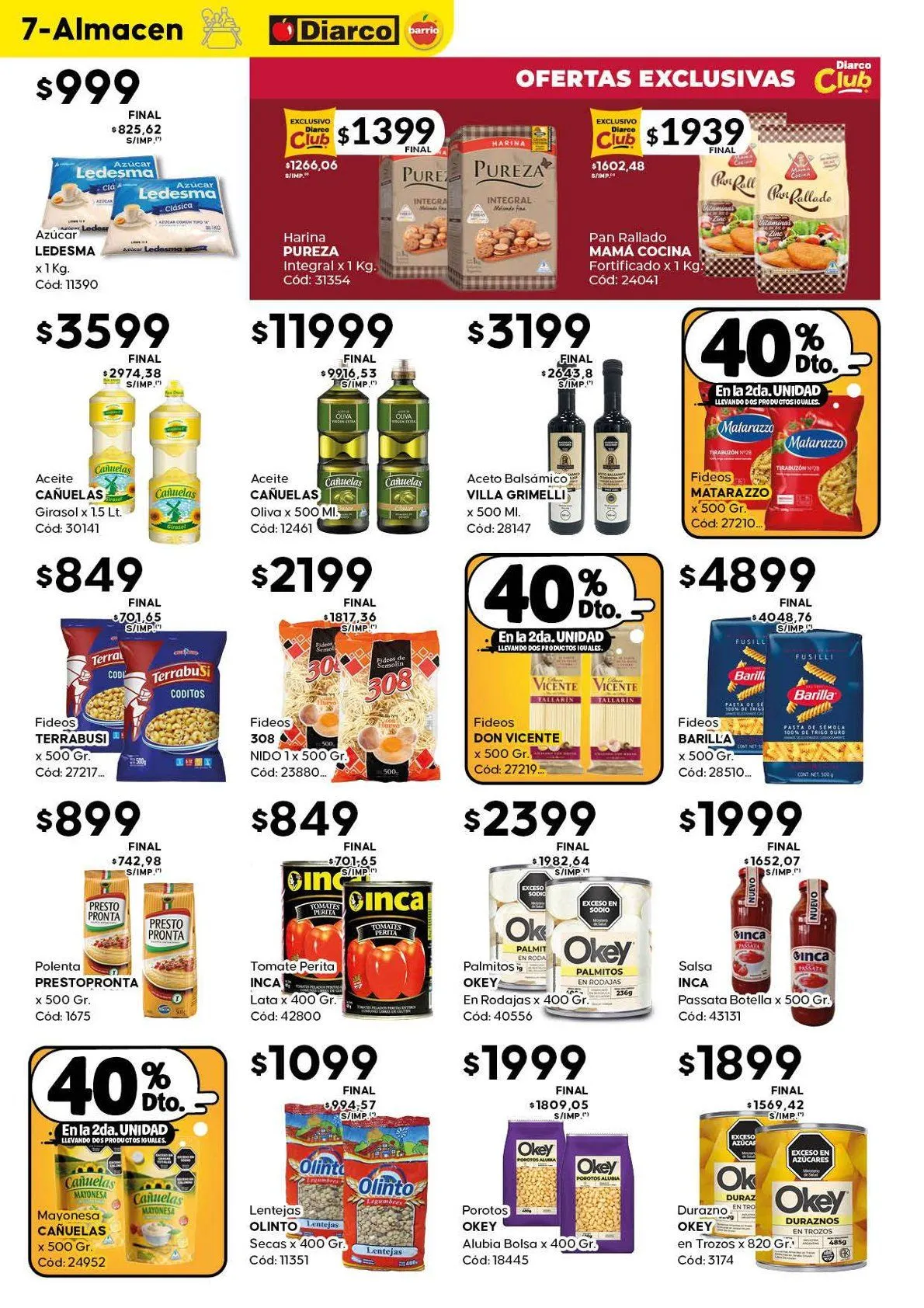 Ofertas de Ofertas Diarco 25 de agosto al 29 de agosto 2025 - Página 7 del catálogo