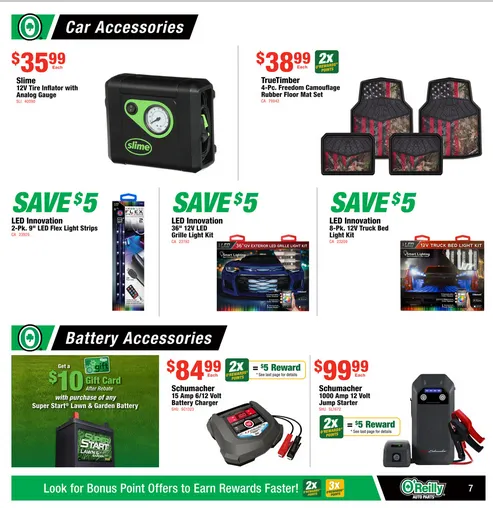Weekly ad O'Reilly Auto Parts Sales from February 25 to March 24 2026 - Page 7