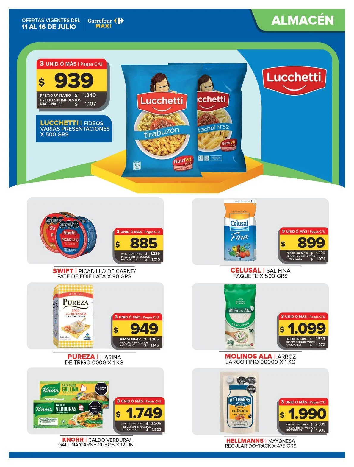 Ofertas de Ofertas Carrefour Maxi 11 de julio al 16 de julio 2026 - Página 7 del catálogo