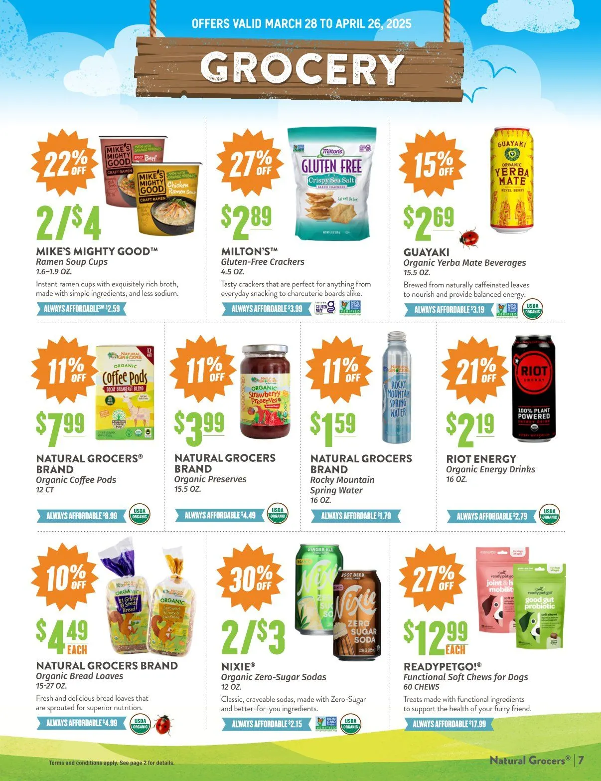 Weekly ad Natural Grocers Deals from April 4 to April 30 2025 - Page 22