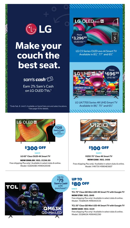 Weekly ad Sam's Club  Sales from January 28 to February 22 2026 - Page 8