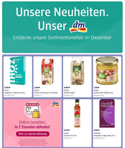 Dm Drogerie Sales von 1. Dezember bis 15. Dezember 2025 - Prospekt seite 7