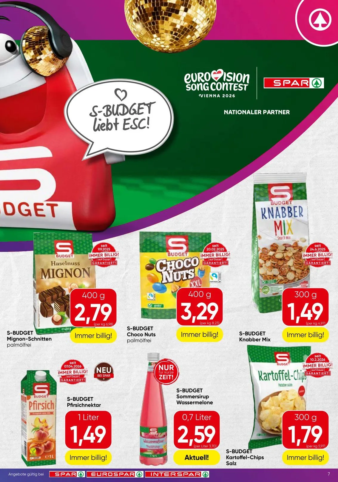 SPAR Prospekte  von 13. Mai bis 20. Mai 2026 - Flugblätt seite  7