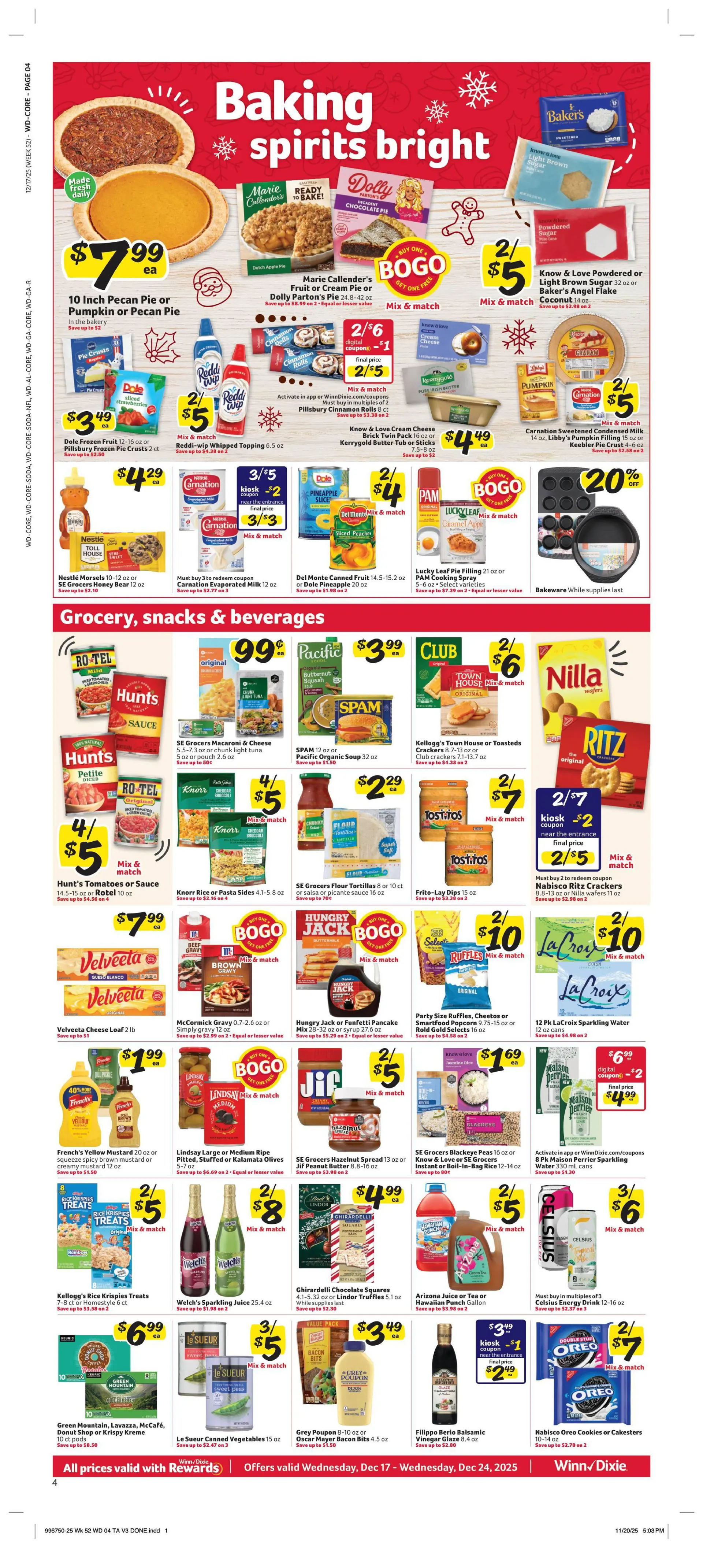 Weekly ad Winn Dixie Sales from December 17 to December 24 2025 - Page 4