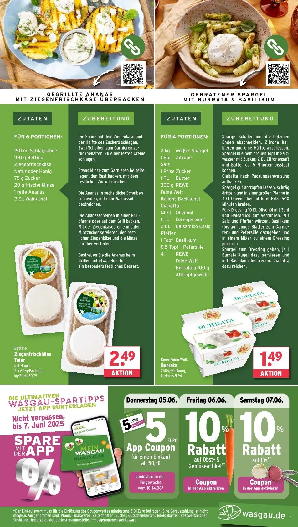 Wasgau Prospekt von 2. Juni bis 7. Juni 2025 - Prospekt seite 7