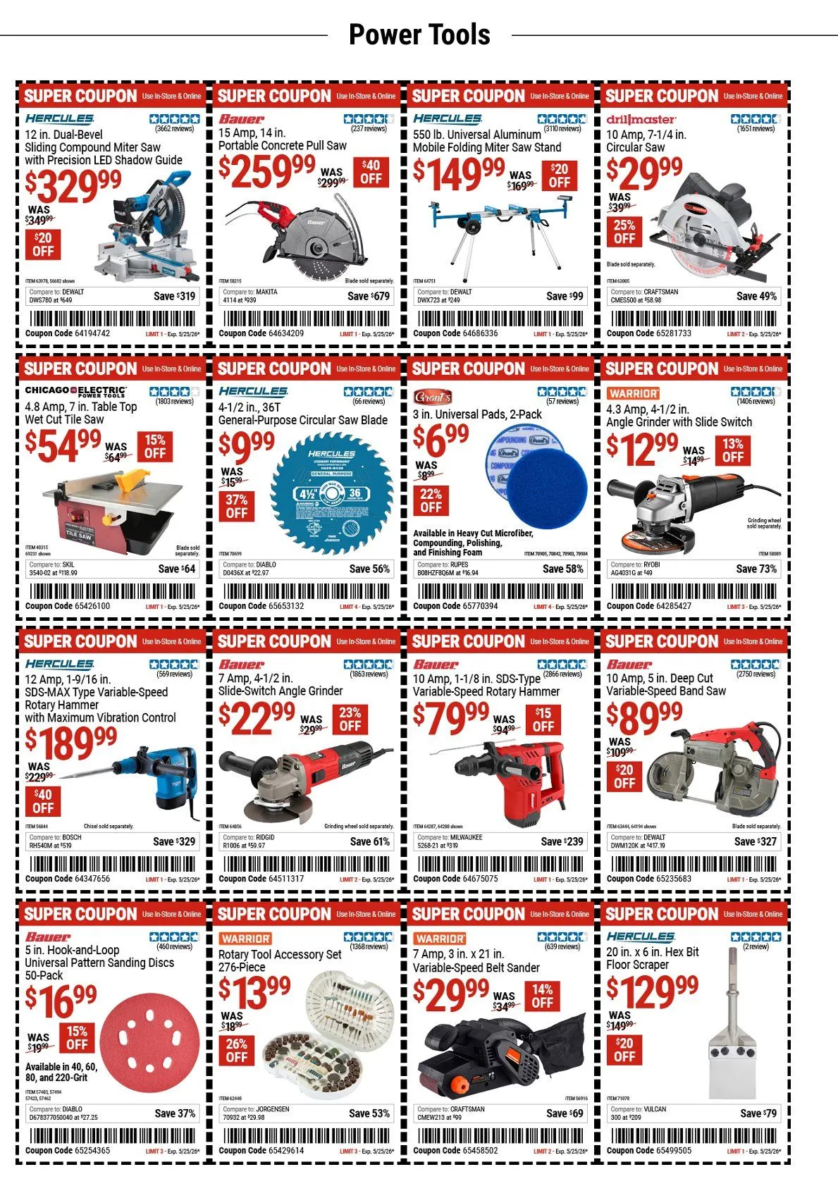Weekly ad Harbor Freight weekly ads from May 11 to May 25 2026 - Page 7