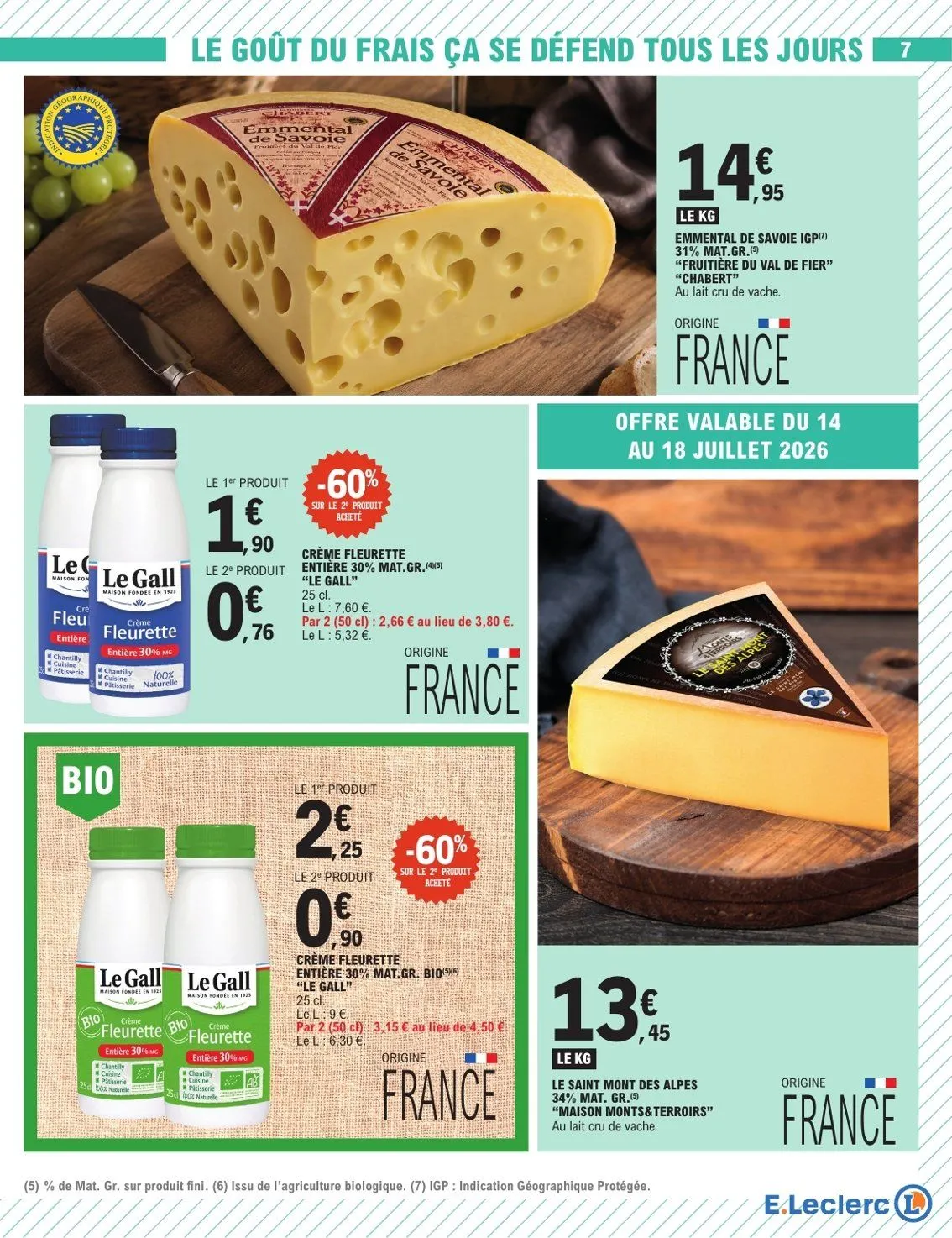E.Leclerc Catalogue du 14 juillet au 25 juillet 2026 - Catalogue page 7