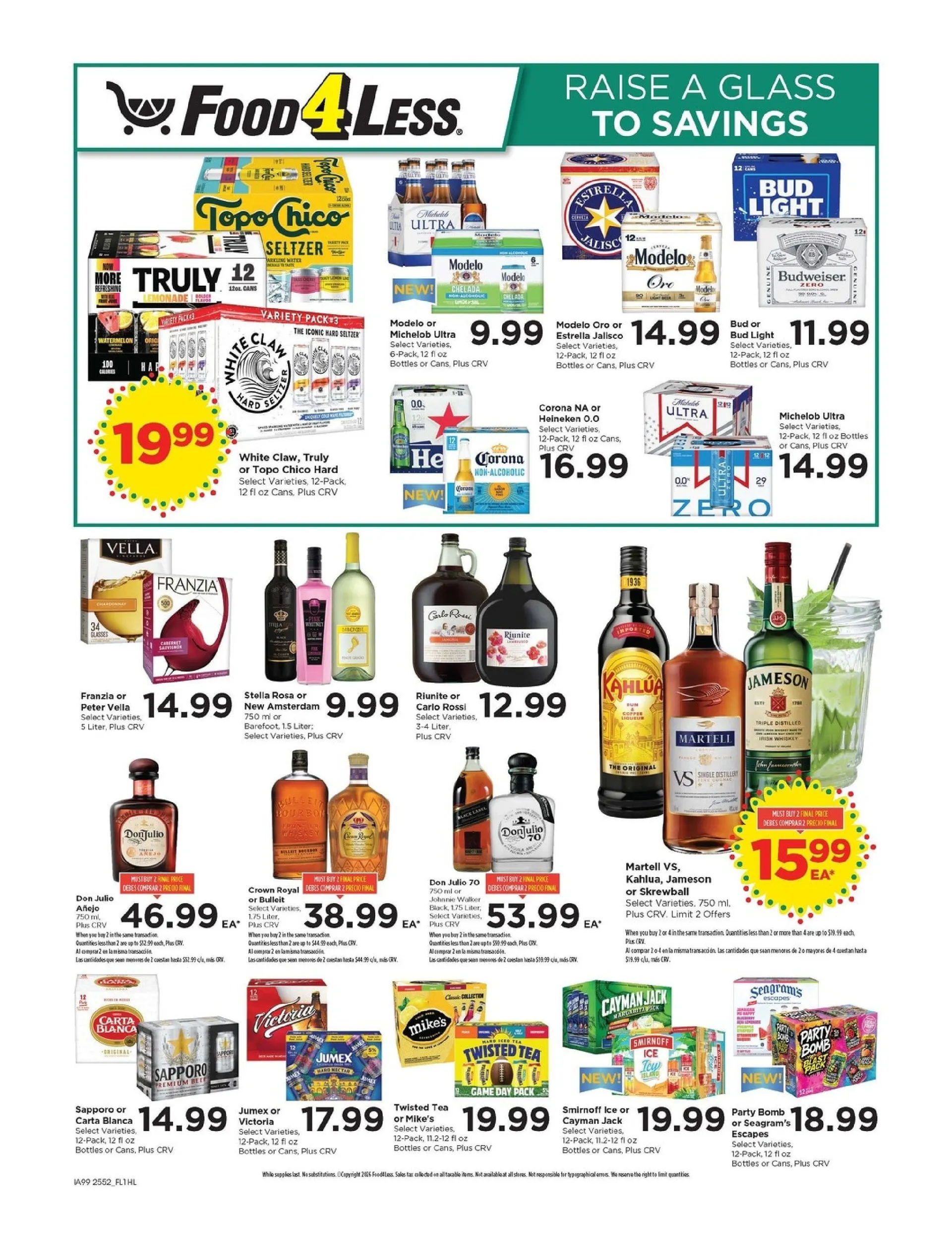 Weekly promotion Food 4 Less Sales spanning from January 28 to February 3 2026 - Page 7 for Catalogue 365