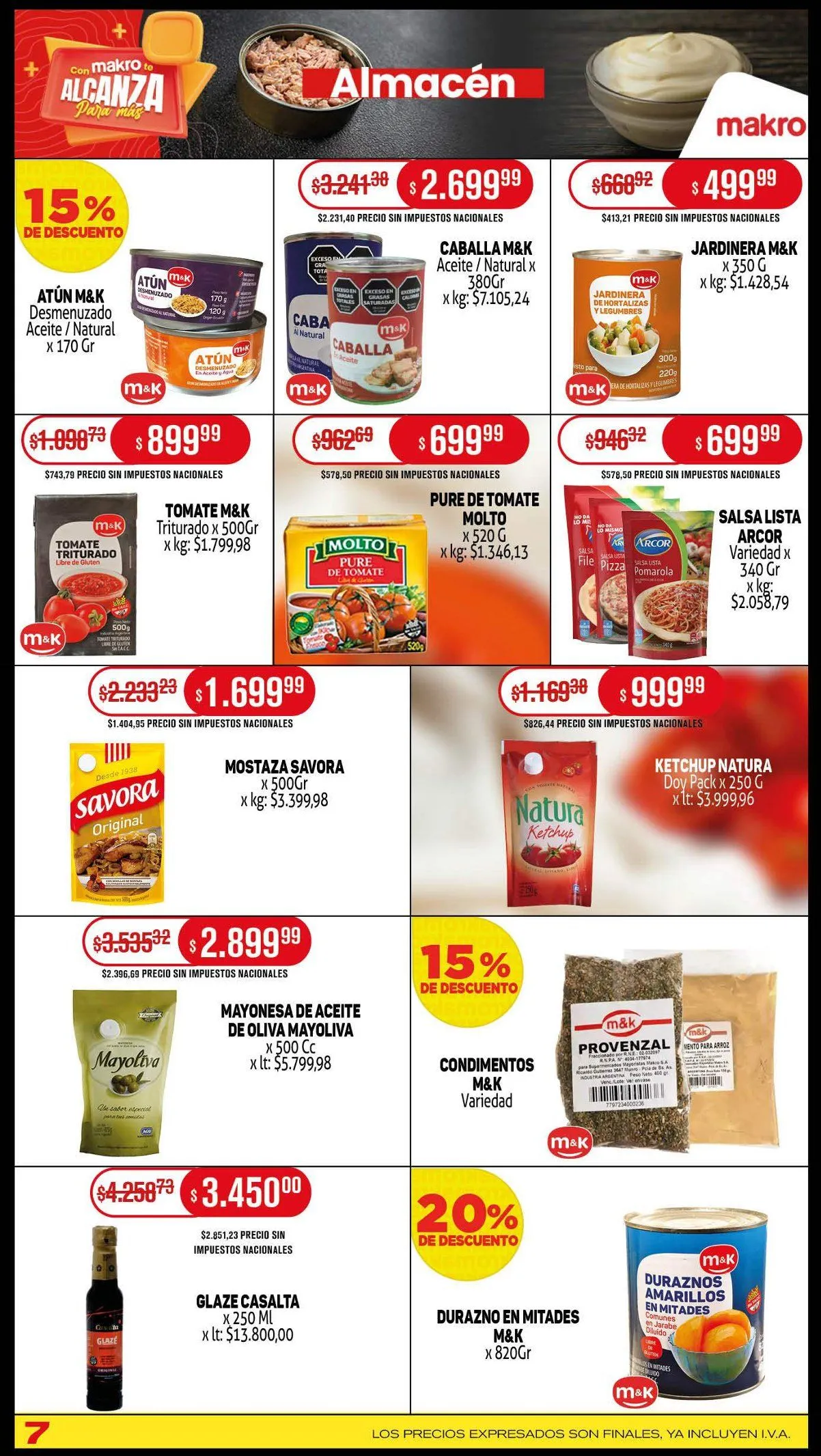 Ofertas de Ofertas Makro  2 de octubre al 9 de octubre 2025 - Página 7 del catálogo