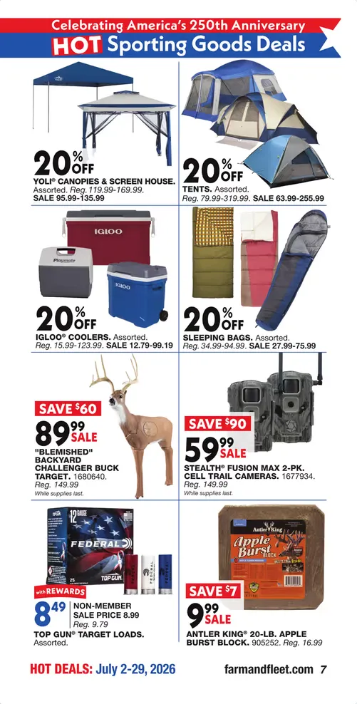 Weekly ad  Blain's Farm & Fleet Sales from July 2 to July 29 2026 - Page 7