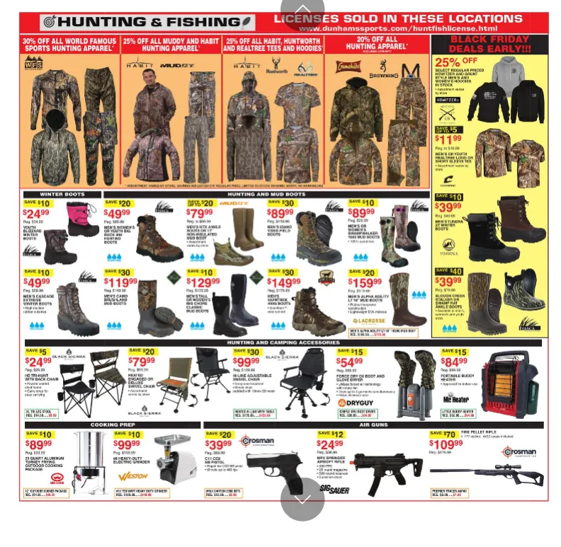 Weekly ad Dunham ´s Sports Sales from November 7 to November 13 2025 - Page 7