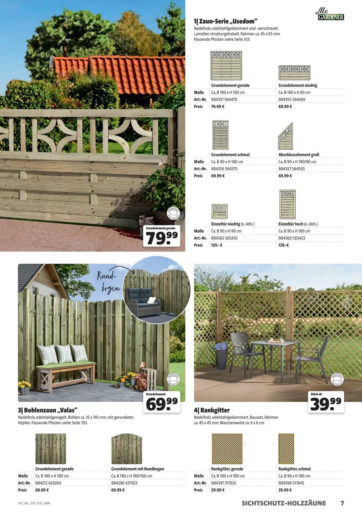 Hagebau Prospekt von 21. Mai bis 31. Dezember 2025 - Prospekt seite 7