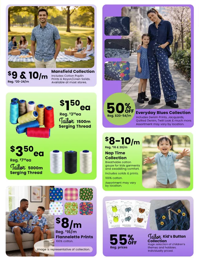  Fabricland Sales from May 1 to May 31 2026 - flyer page 7