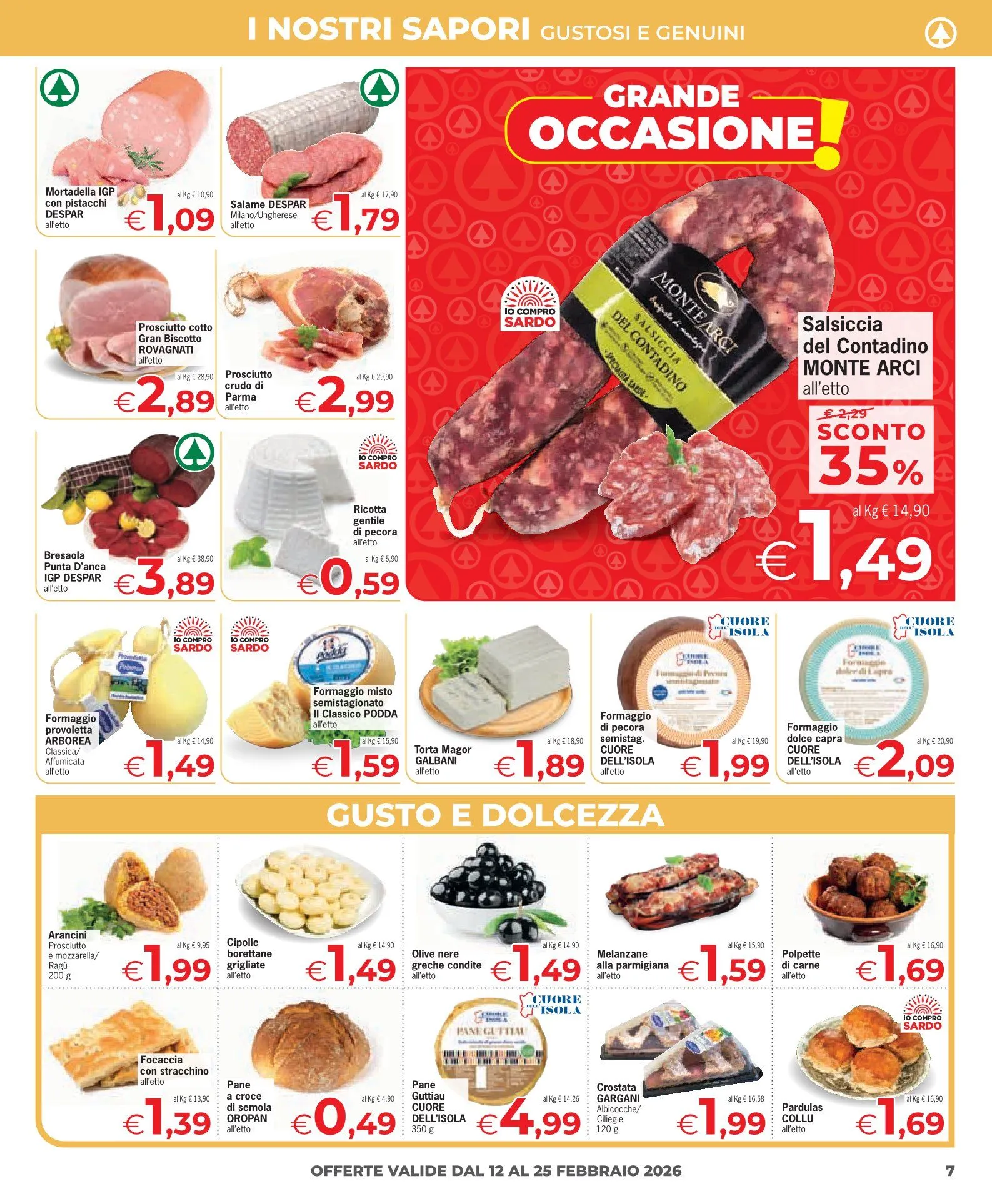 Volantini Despar da 12 febbraio a 25 febbraio di 2026 - Pagina del volantino 7