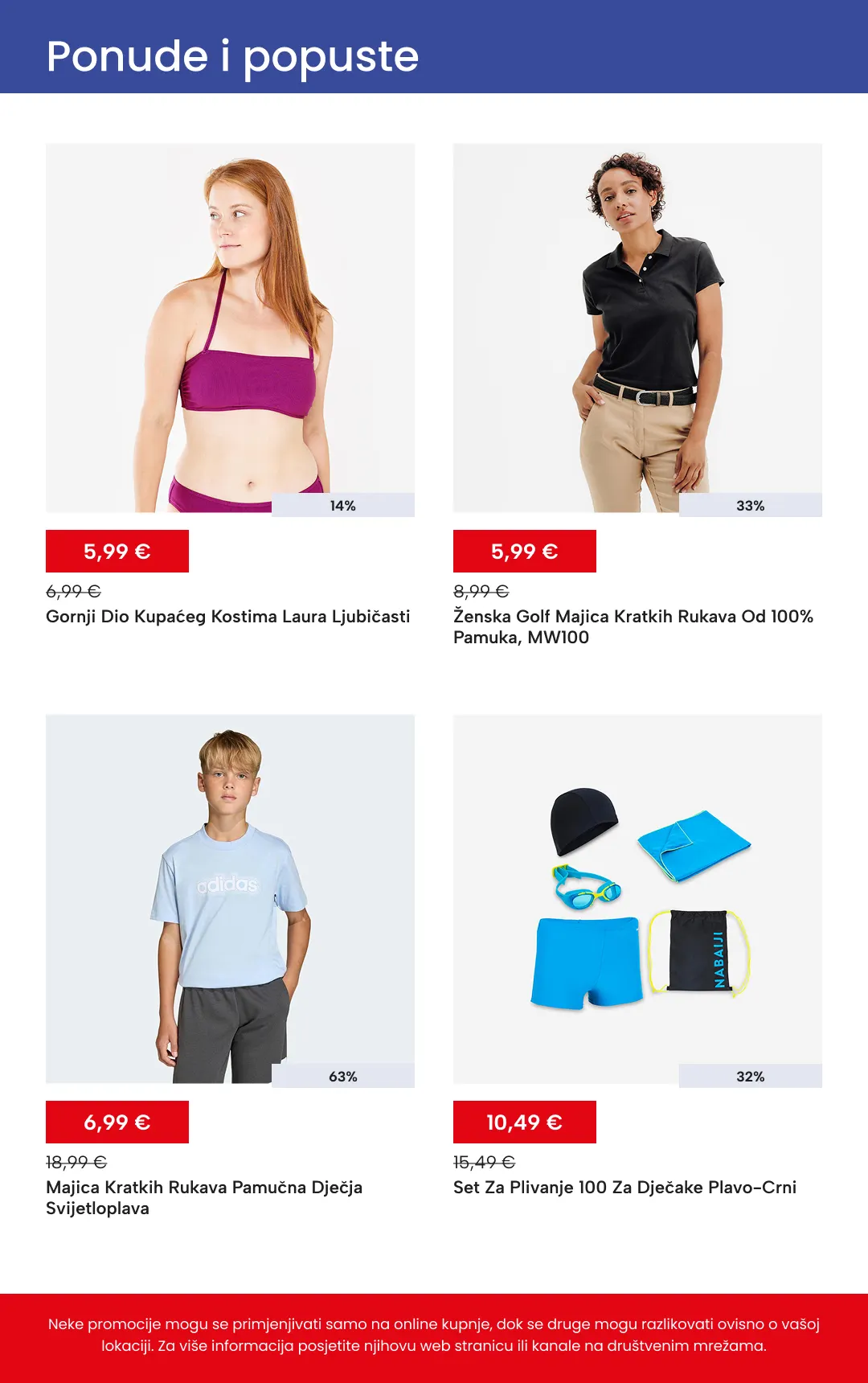 Katalog Decathlon od 17. lipnja do 1. srpnja 2026. - Pregled Stranica 7