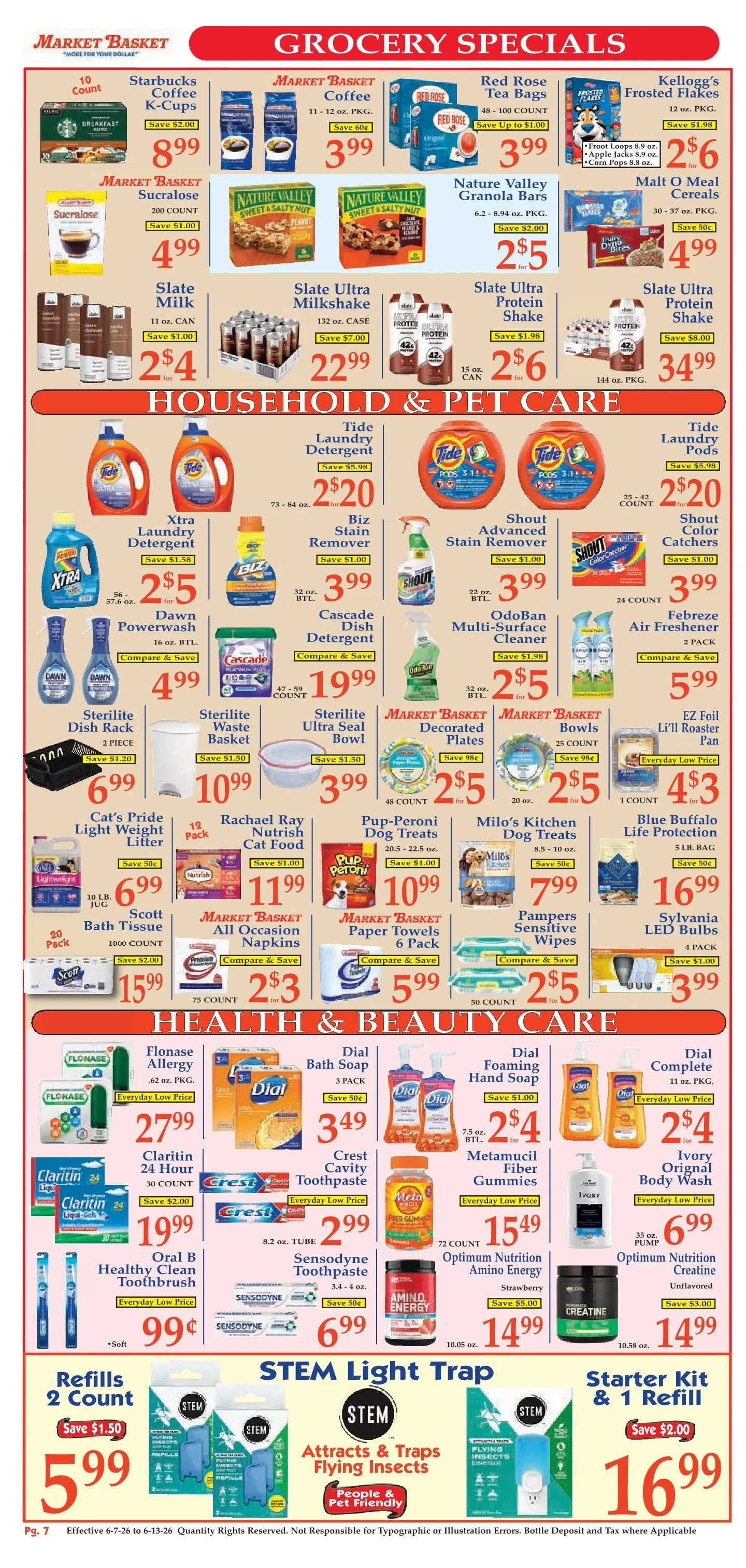 Weekly ad Market Basket Sales from June 7 to June 13 2026 - Page 7