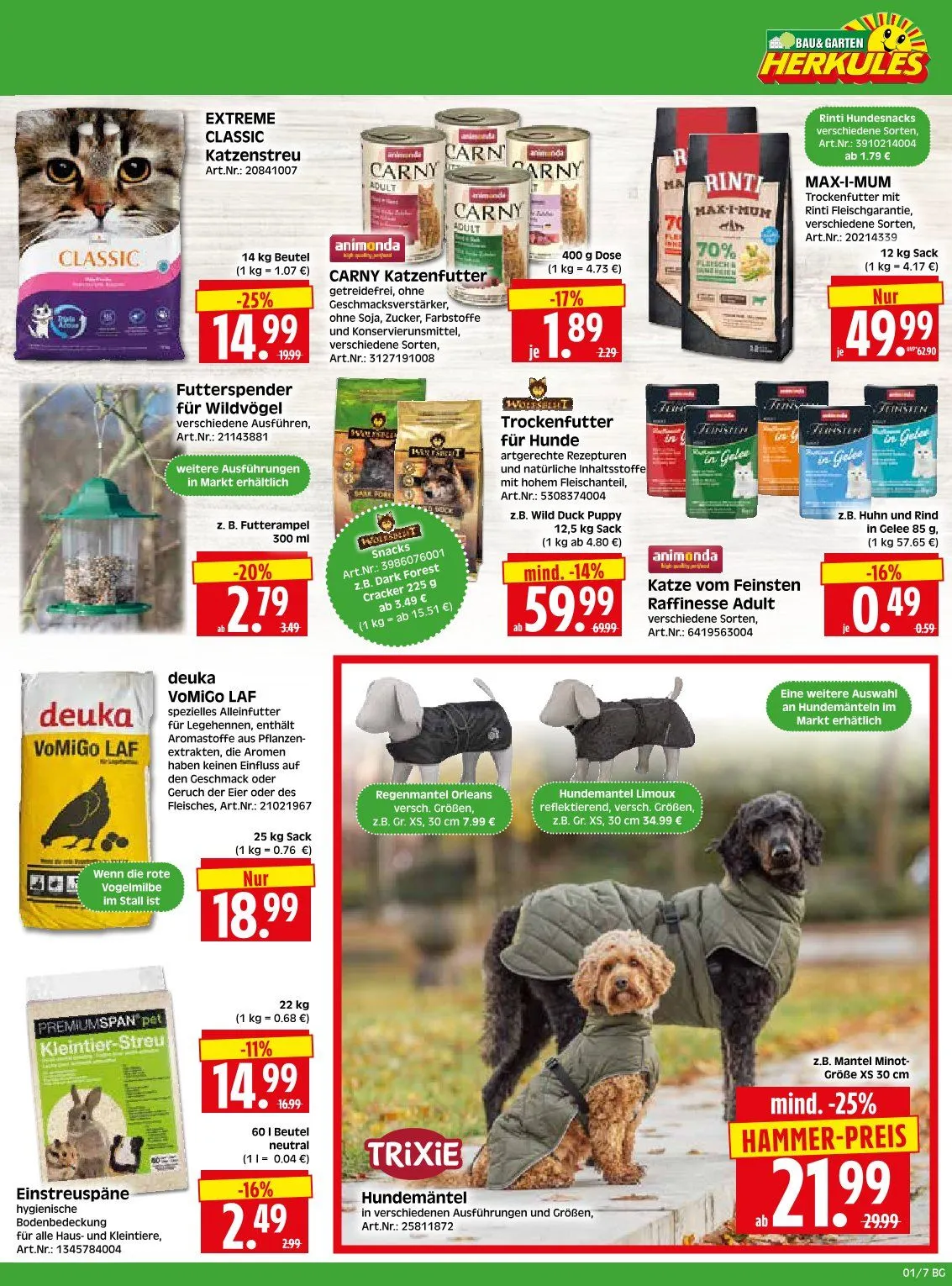 Herkules Baumarkt Angebote von 29. Dezember bis 5. Januar 2026 - Prospekt seite 7