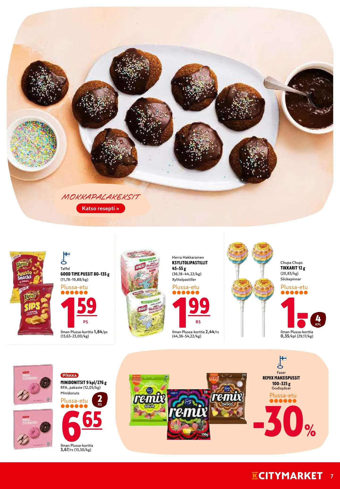 Kaupan K-Citymarket uusimmat tarjoukset voimassa alkaen 19. helmikuuta - 22. helmikuuta 2026 - Tarjouslehti sivu 7