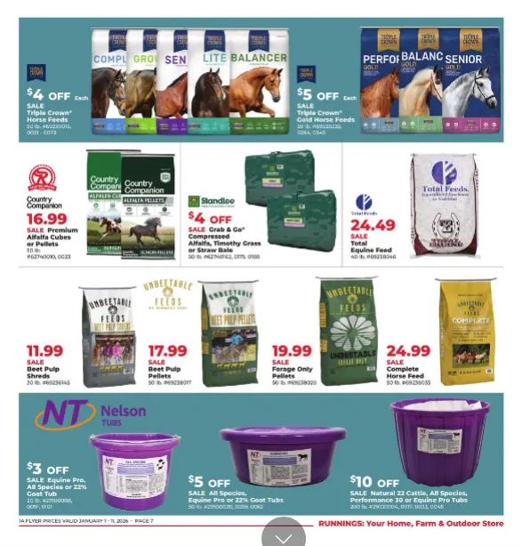Weekly ad Runnings Sales from January 1 to January 11 2026 - Page 7