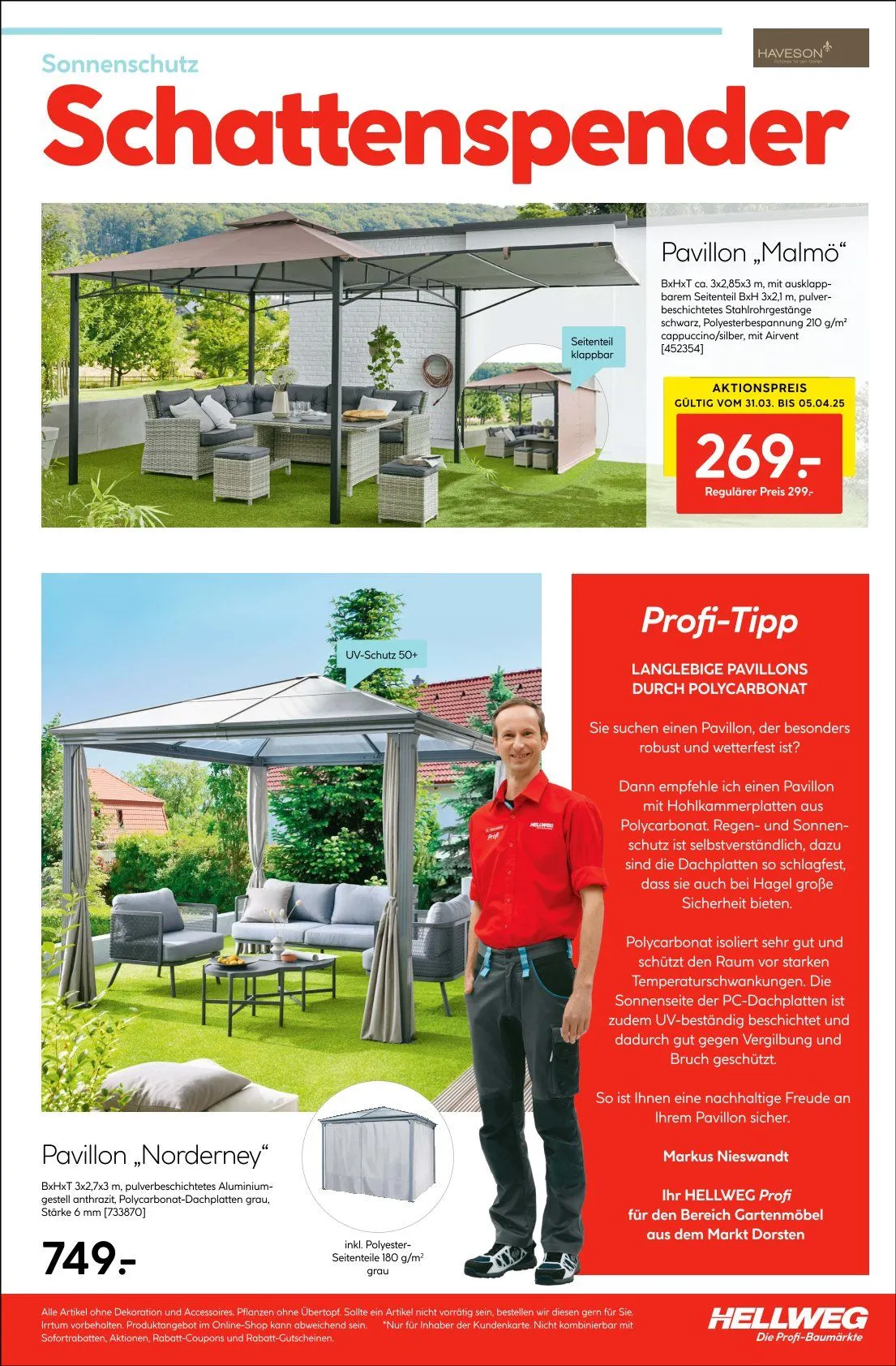 Hellweg Prospekte von 31. März bis 10. Mai 2025 - Prospekt seite 7