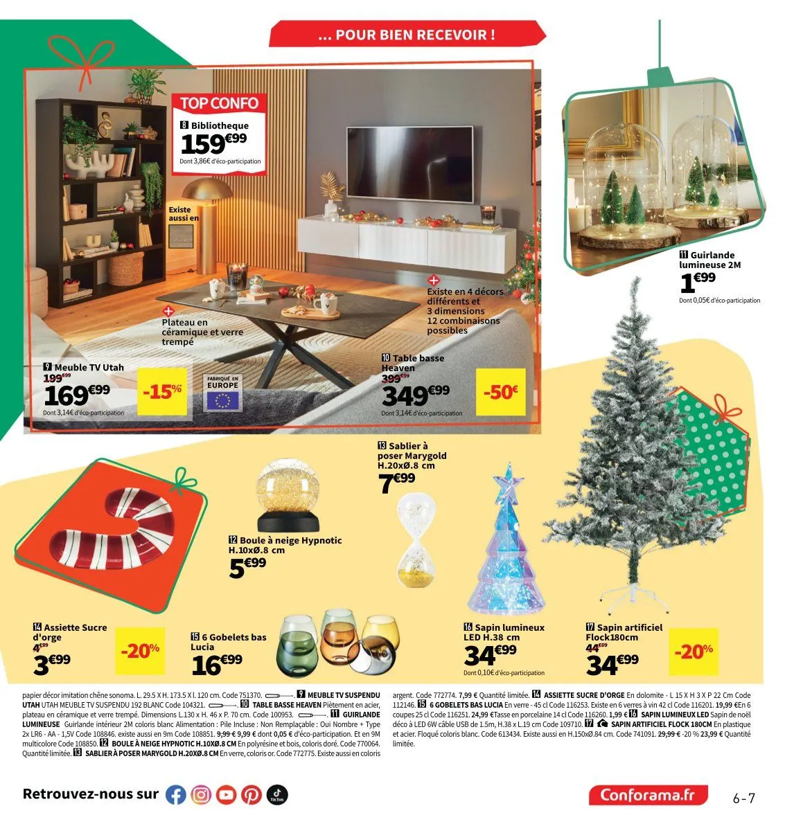 Catalogues Conforama du 28 octobre au 25 décembre 2025 - Catalogue page 7