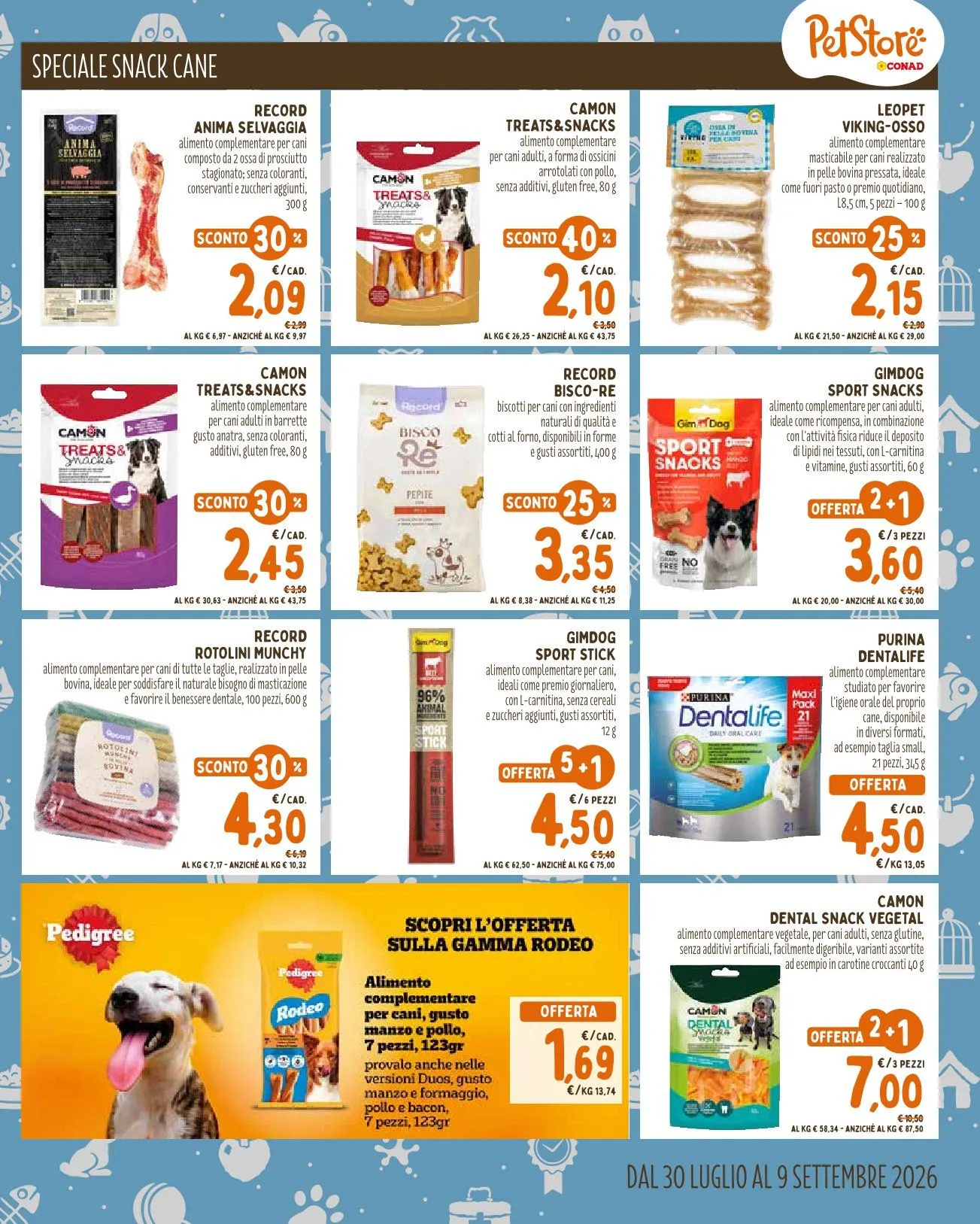 Volantini Pet Store Conad da 29 luglio a 8 settembre di 2026 - Pagina del volantino 7