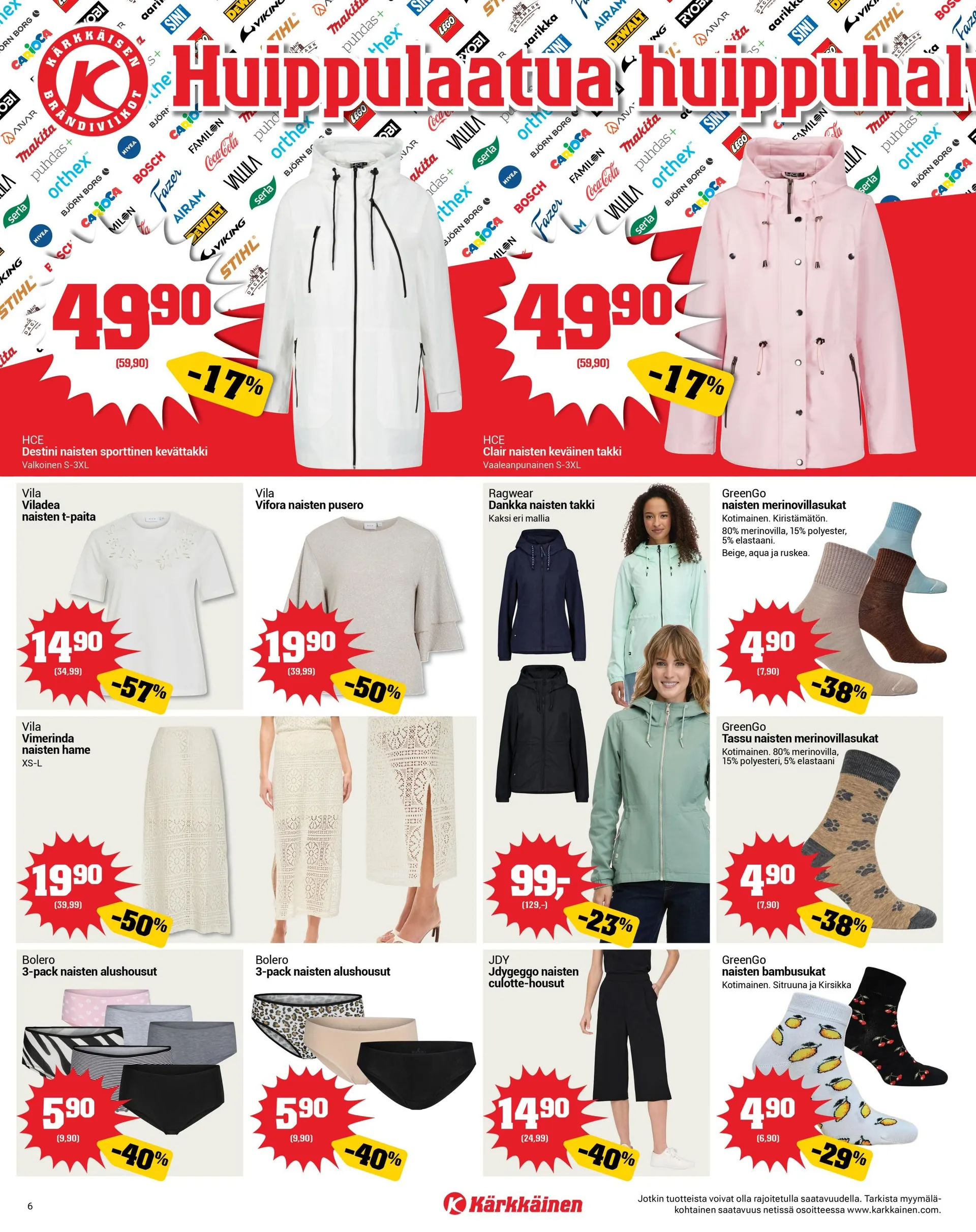  Kaupan Kärkkäinen uusimmat tarjoukset voimassa alkaen 1. maaliskuuta - 31. maaliskuuta 2026 - Tarjouslehti sivu 6