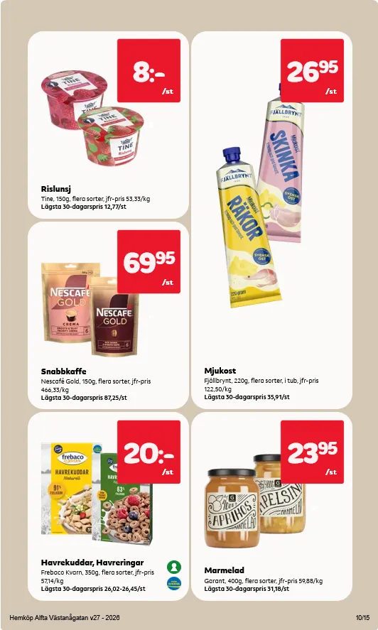 Hemköp  från 29 juni till 5 juli 2026 - Reklamblad sidor 7