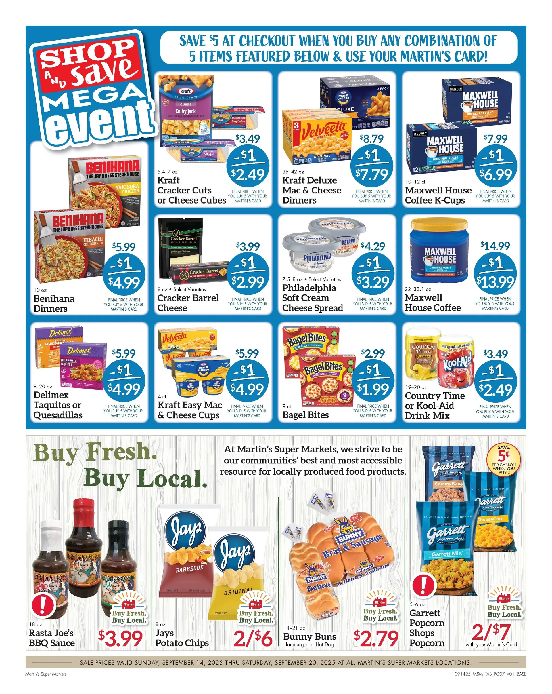 Weekly promotion Martin’s Sales spanning from September 14 to September 20 2025 - Page 7 for Catalogue 365