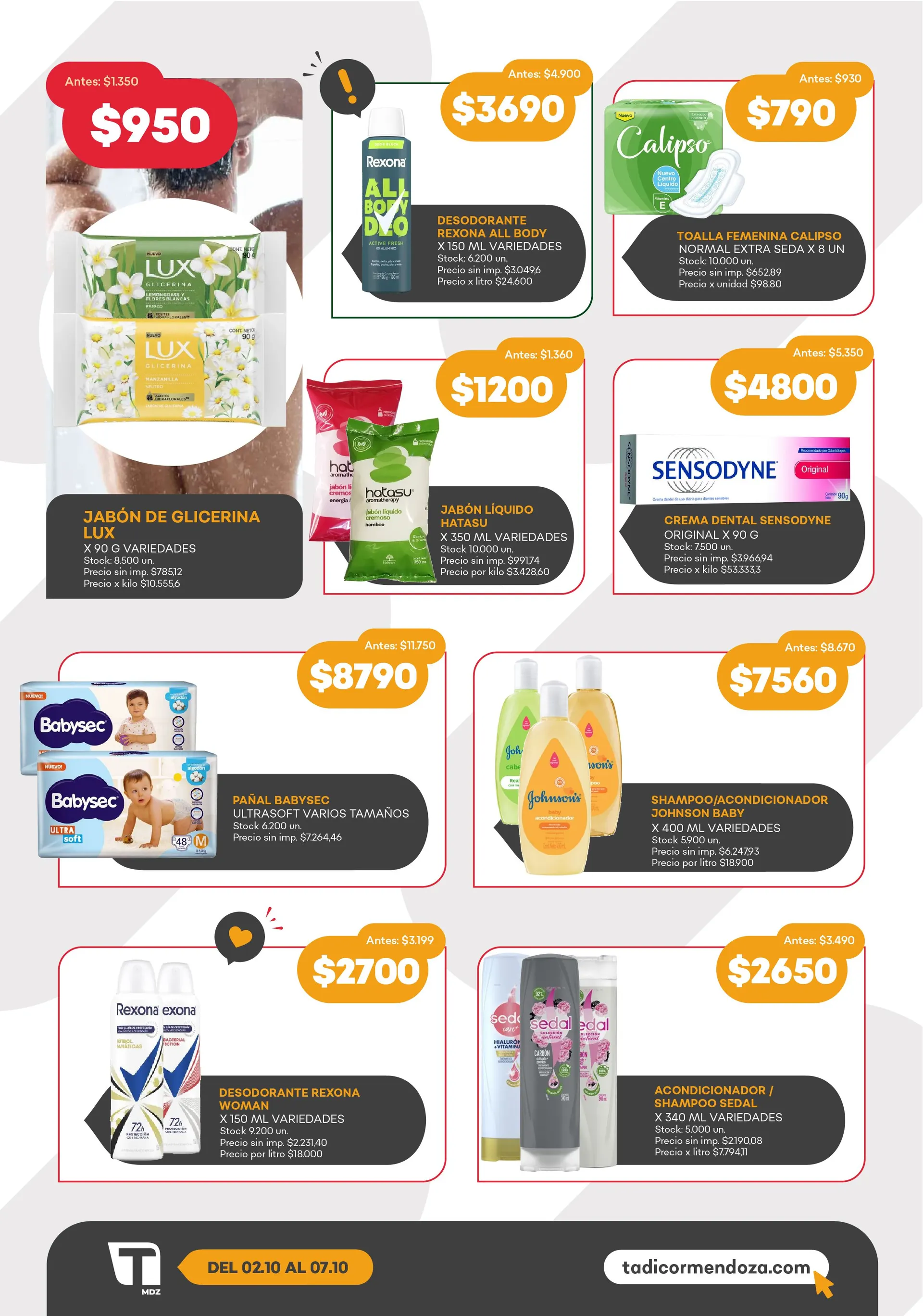Ofertas de Ofertas Supermercados Tadicor 2 de octubre al 7 de octubre 2025 - Página 7 del catálogo