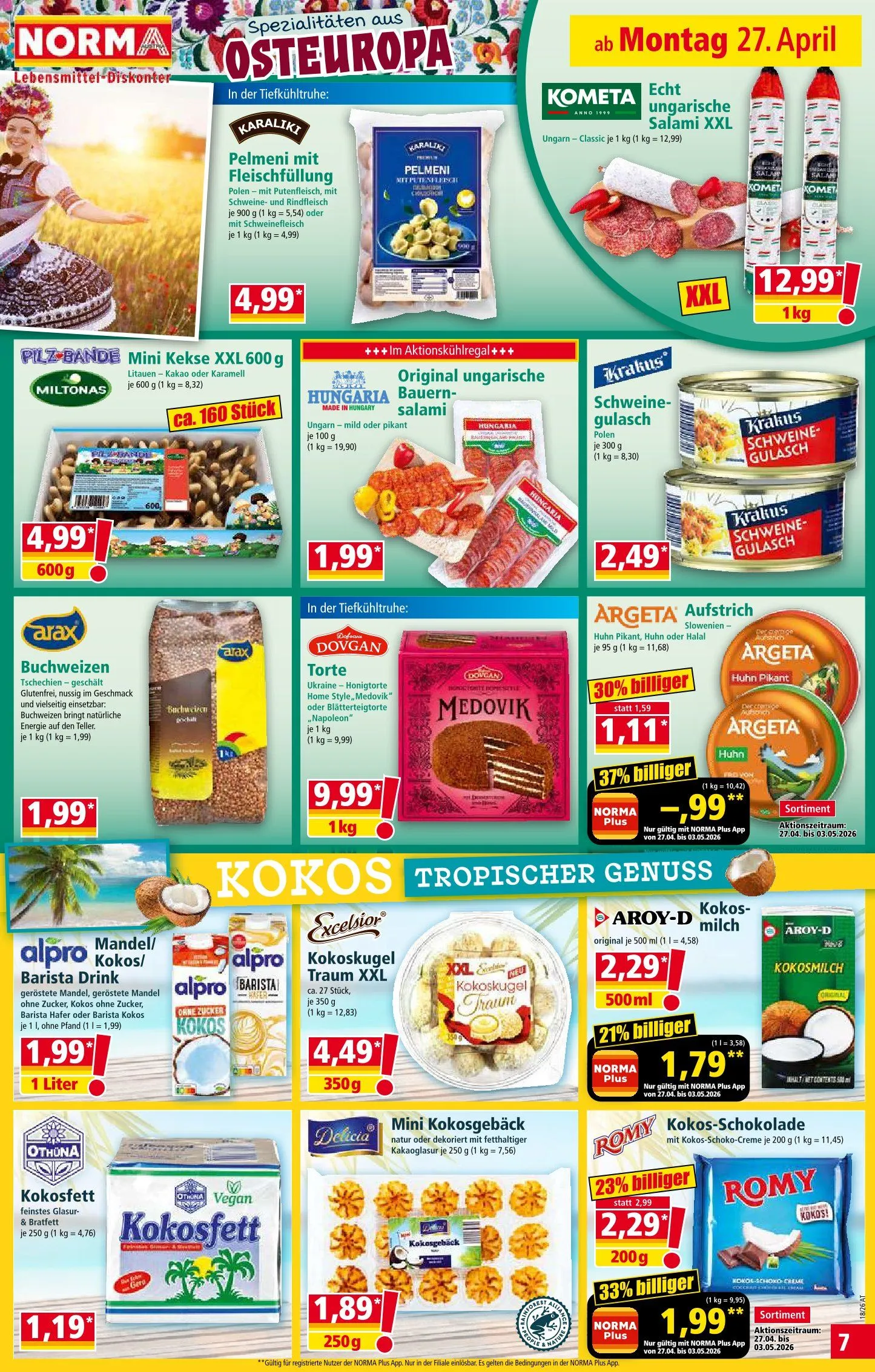 Norma Prospekt von 20. April bis 27. April 2026 - Flugblätt seite  7