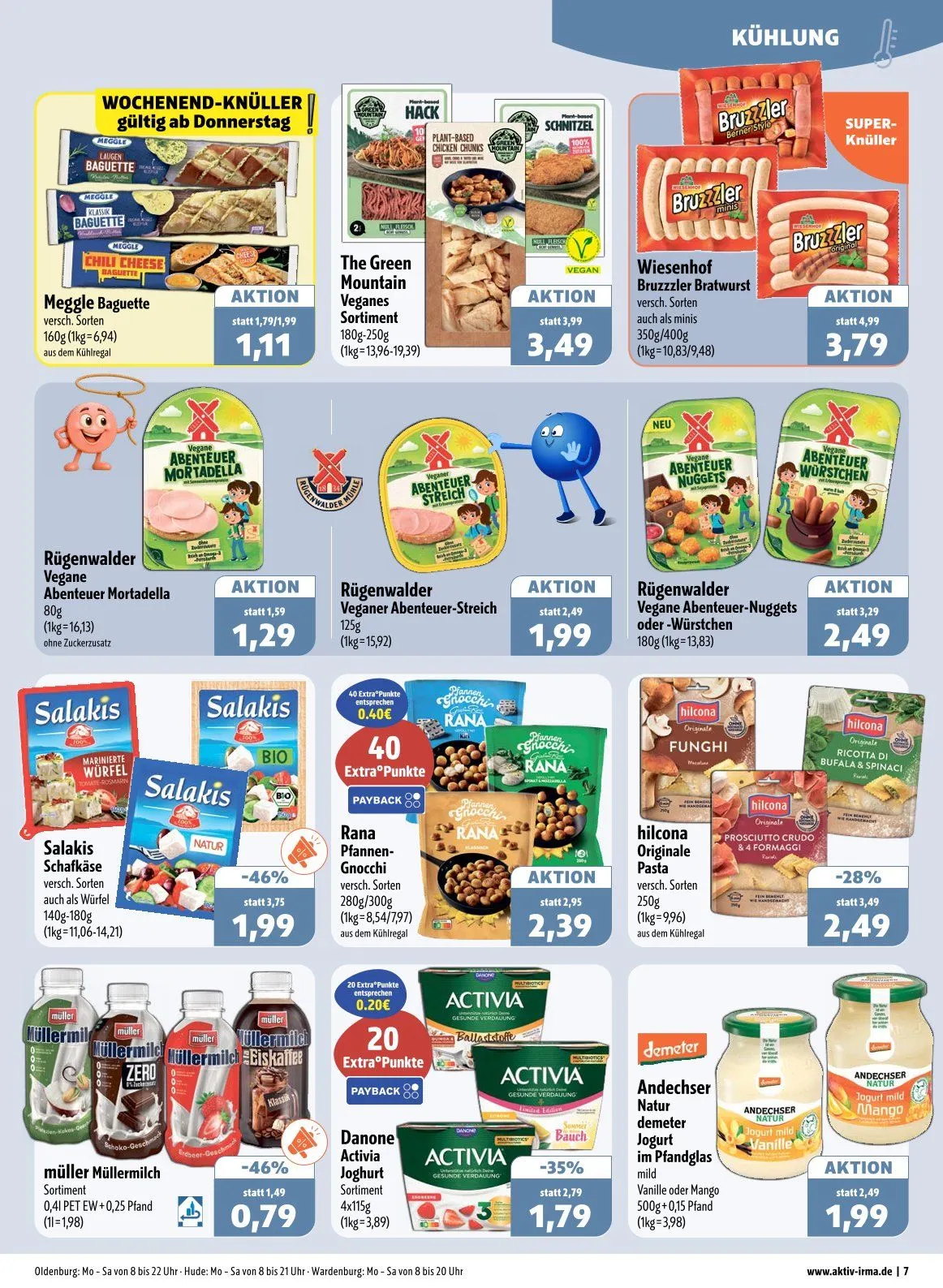 Aktiv Irma Prospekte  von 11. August bis 16. August 2025 - Prospekt seite 7