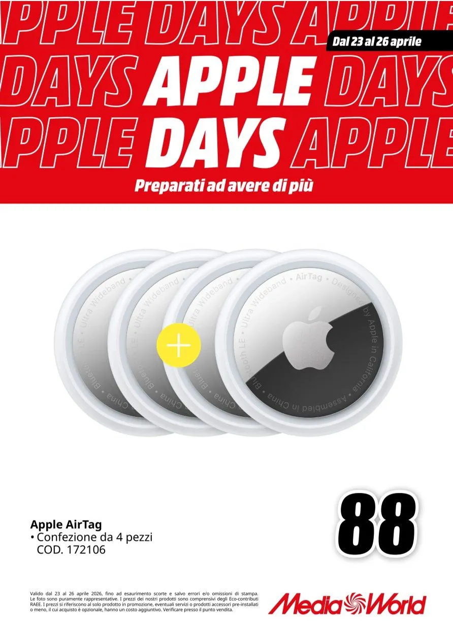 Volantini MEDIAWORLD da 23 aprile a 26 aprile di 2026 - Pagina del volantino 7