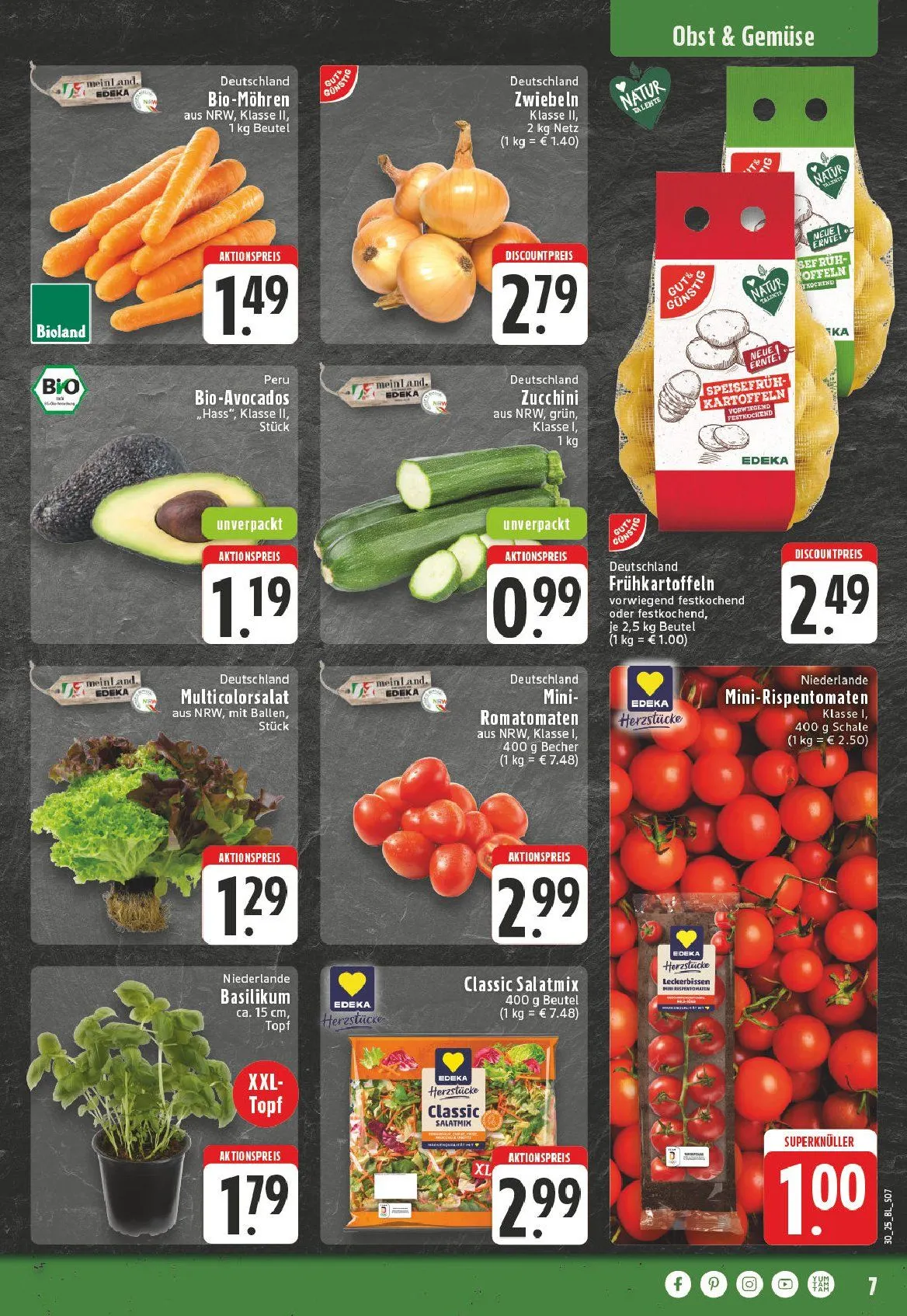 Edeka Prospekte von 21. Juli bis 26. Juli 2025 - Prospekt seite 7