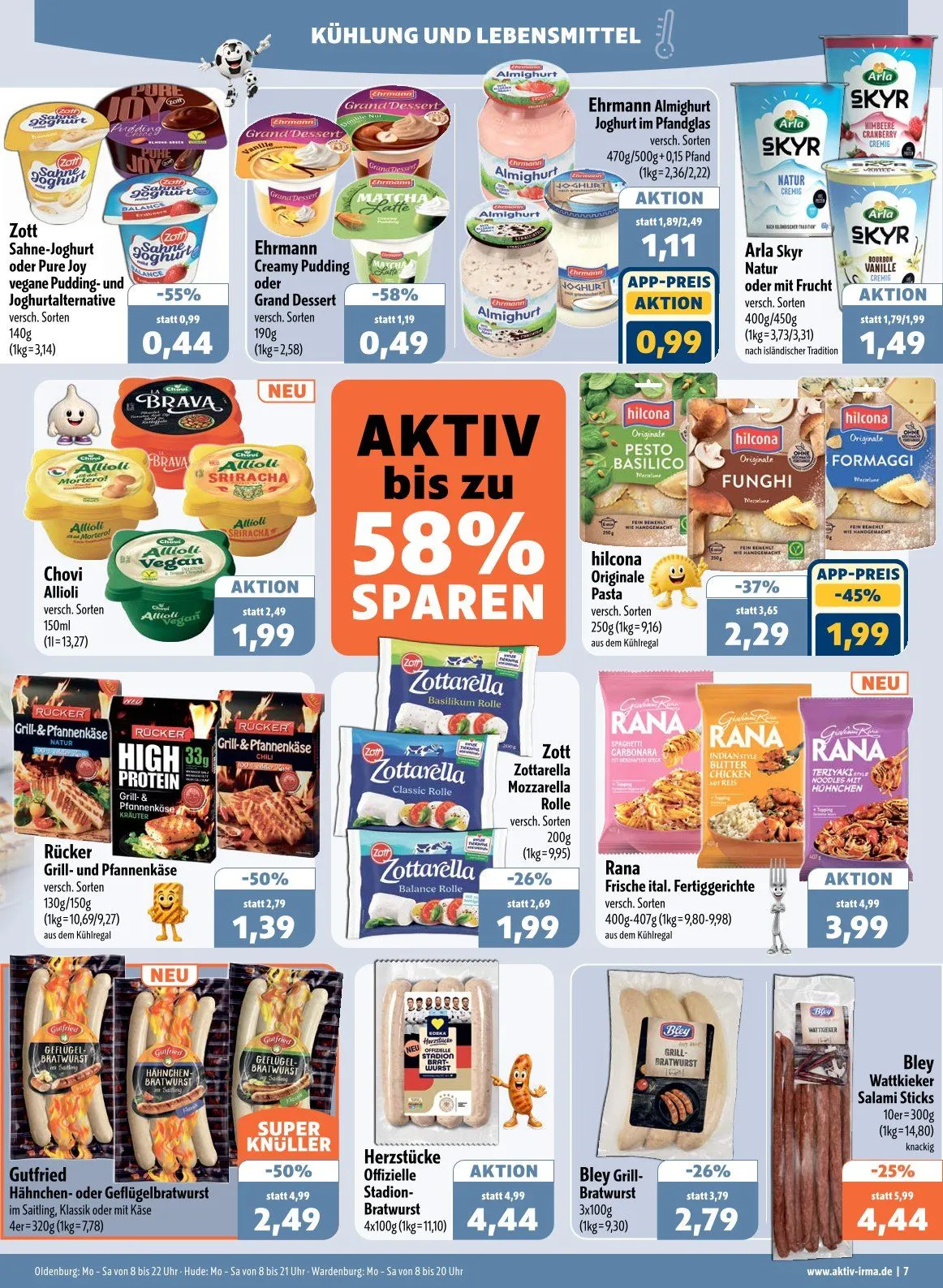 Aktiv Irma Prospekte von 13. Juli bis 18. Juli 2026 - Prospekt seite 7