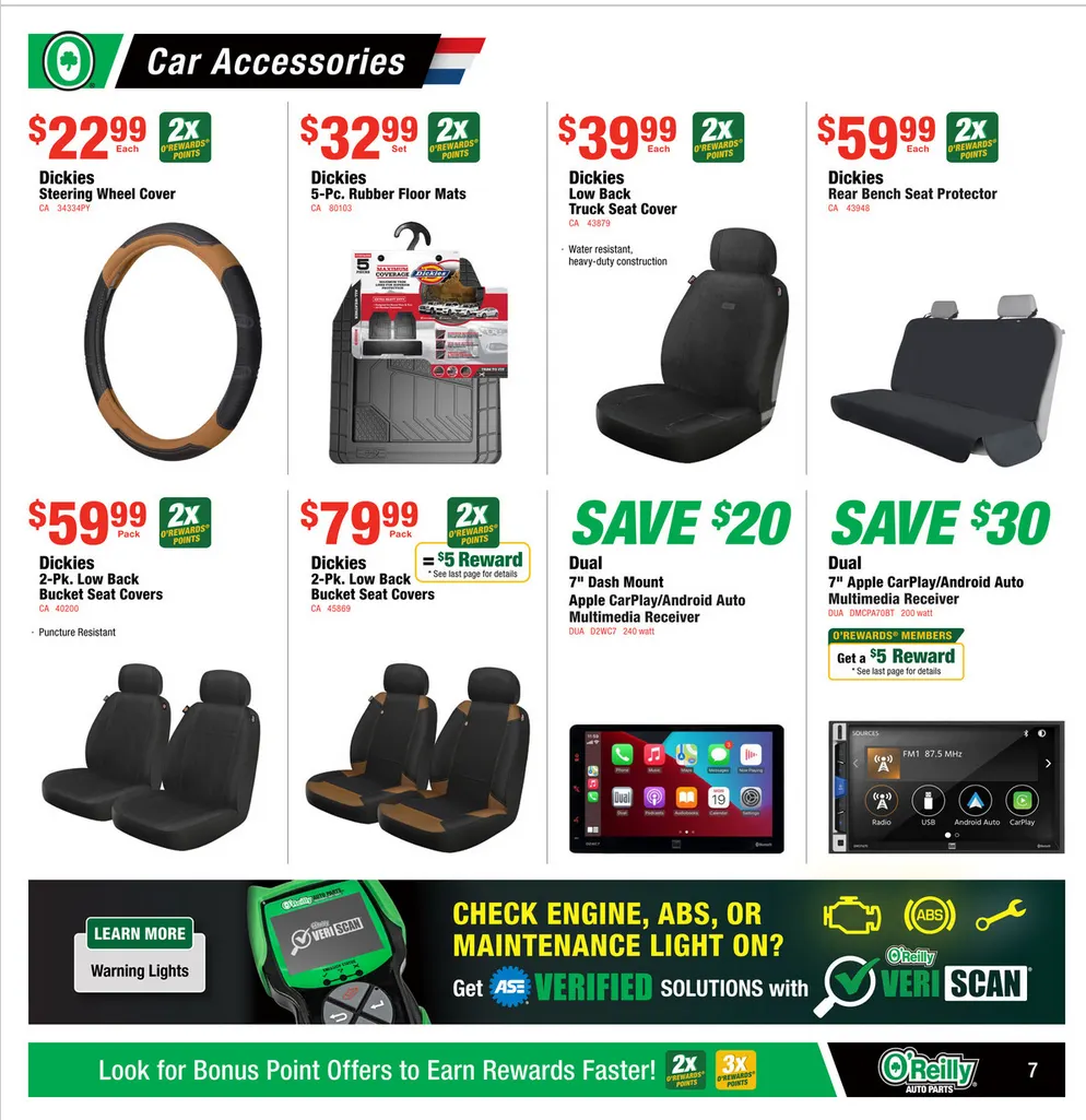 Weekly promotion O'Reilly Auto Parts Sales spanning from May 27 to June 23 2026 - Page 7 for Catalogue 365