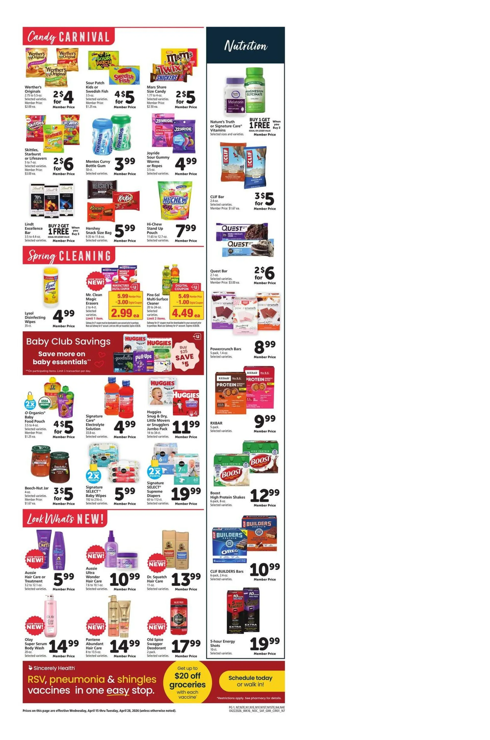 Safeway Sales from April 22 to April 28 2026 - flyer page 7