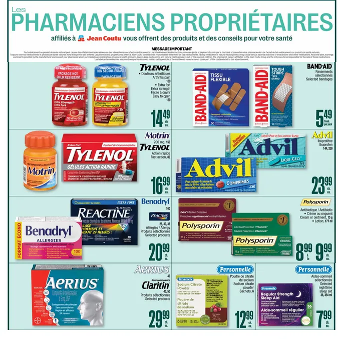 Jean Coutu Sales from May 28 to June 3 2026 - flyer page 7