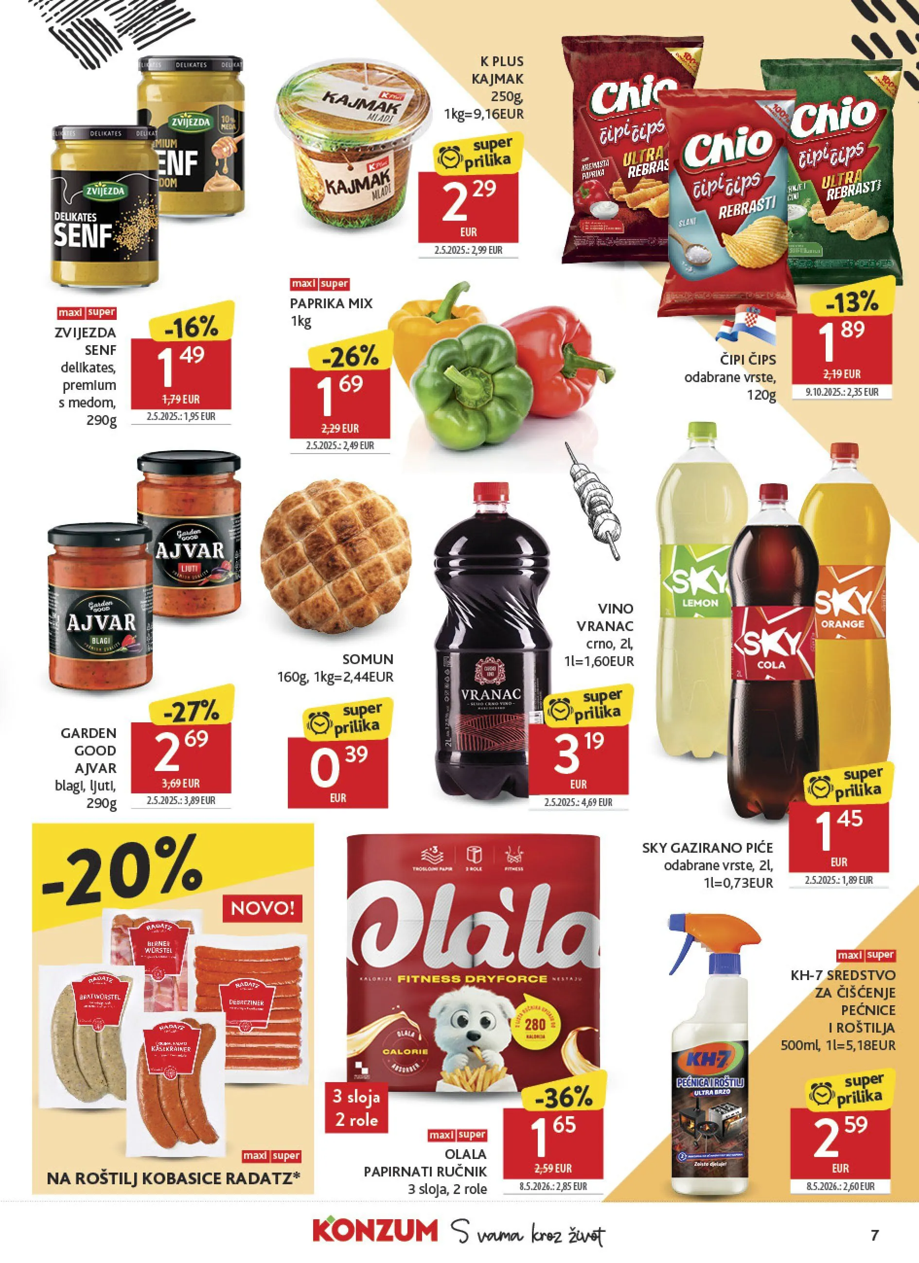 Katalog Konzum od 3. lipnja do 9. lipnja 2026. - Pregled Stranica 7
