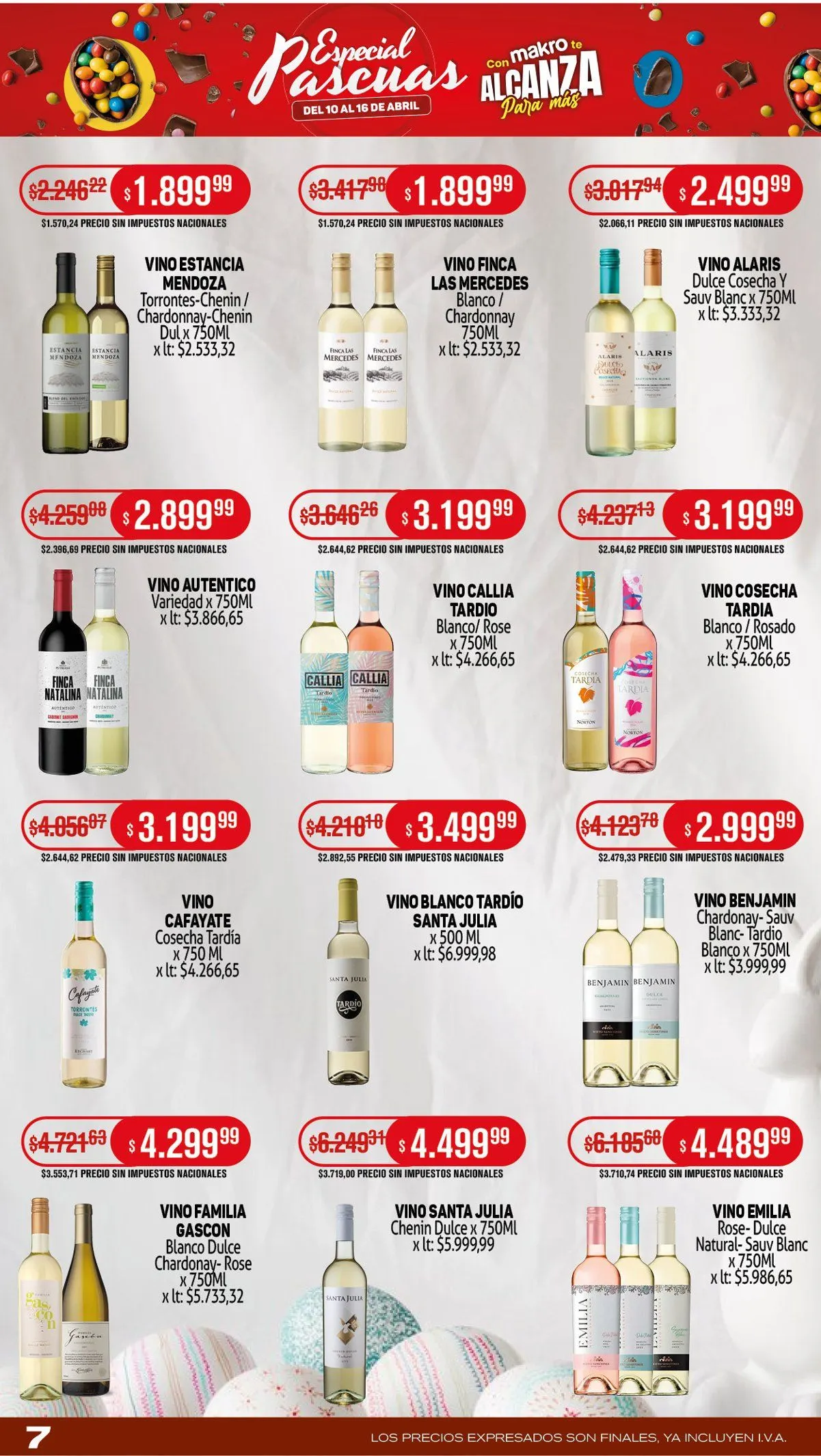 Ofertas de Makro Ofertas Pascuas 10 de abril al 16 de abril 2025 - Página 7 del catálogo