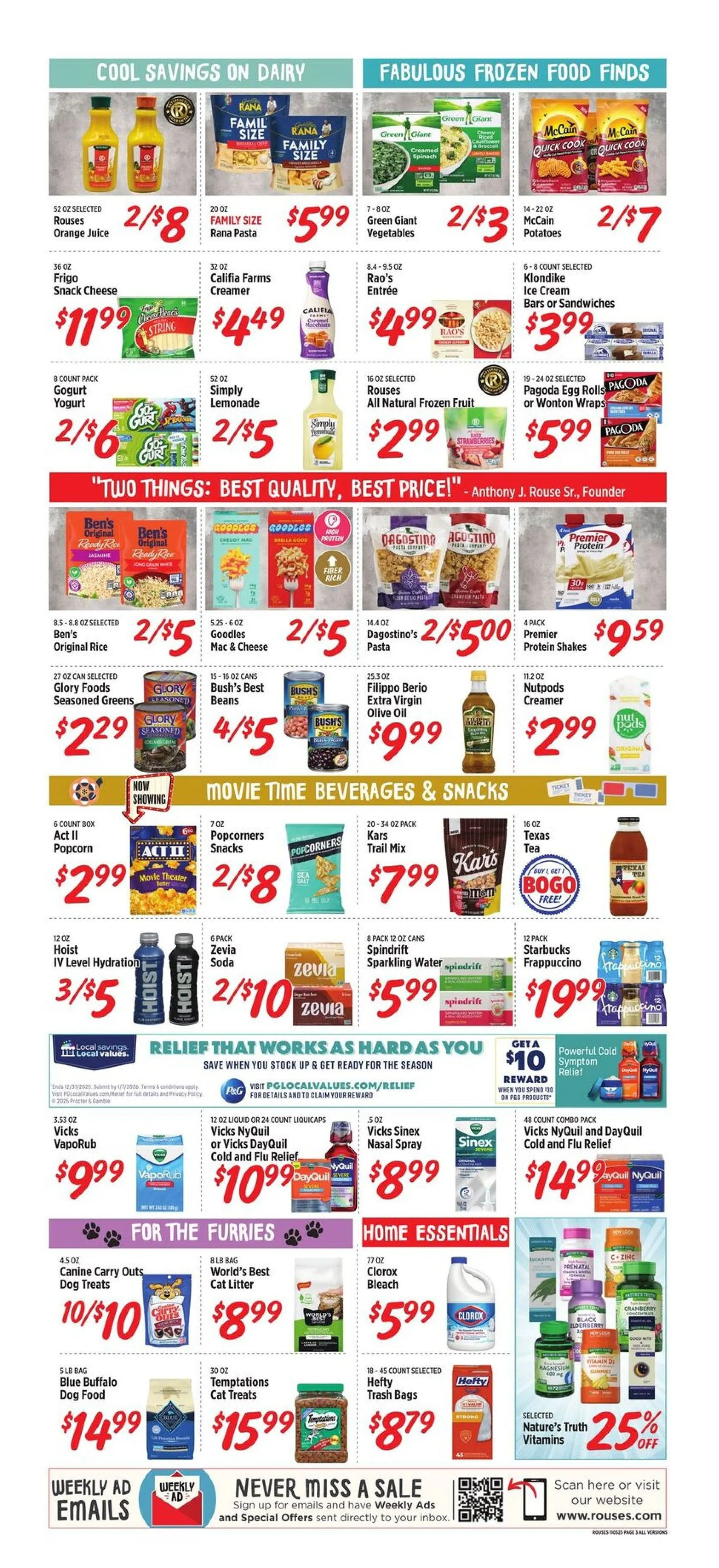 Weekly ad Rouses Markets Sales from November 5 to November 11 2025 - Page 7