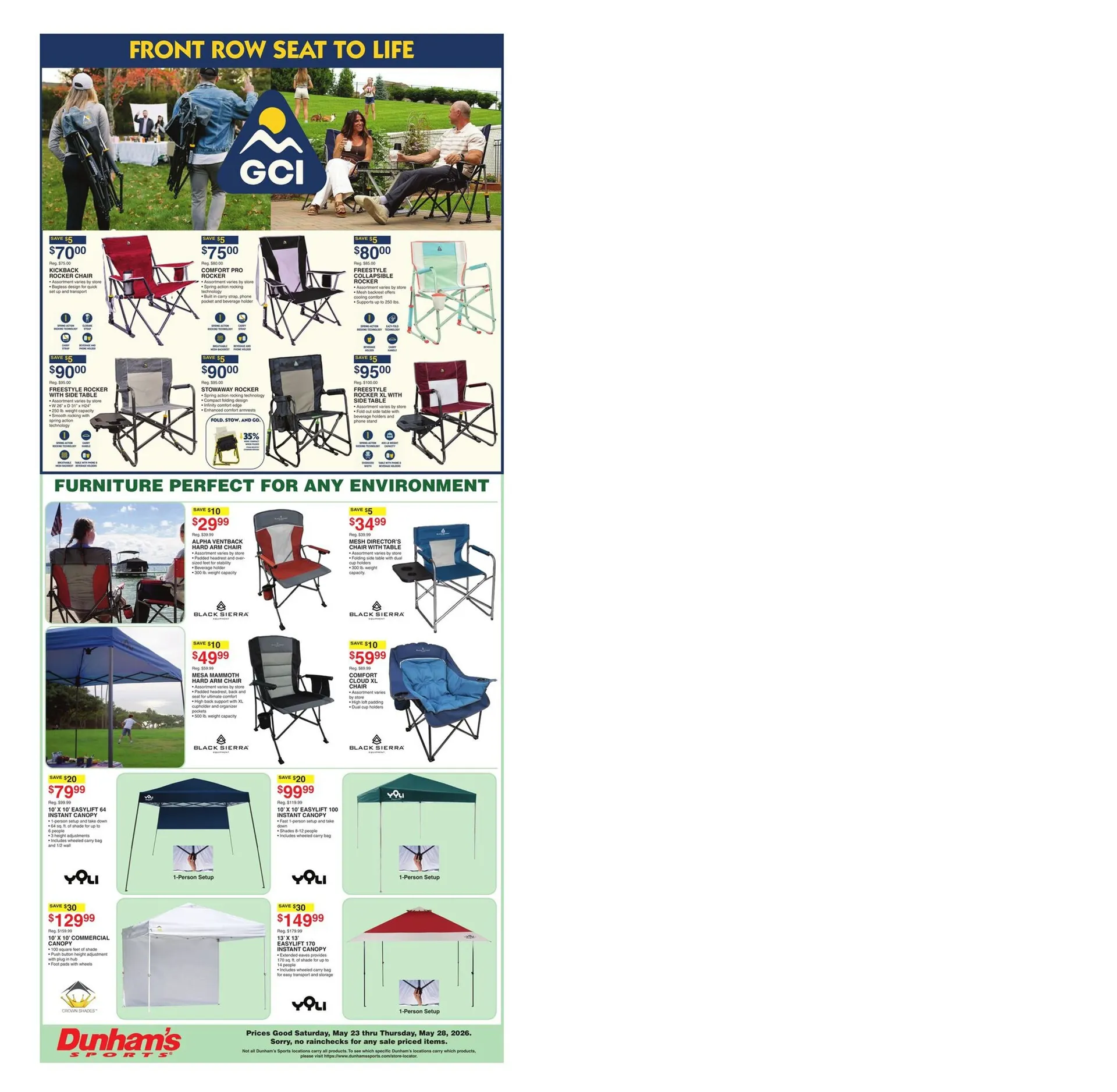 Weekly promotion Dunham's Sports Sales spanning from May 23 to May 28 2026 - Page 7 for Catalogue 365