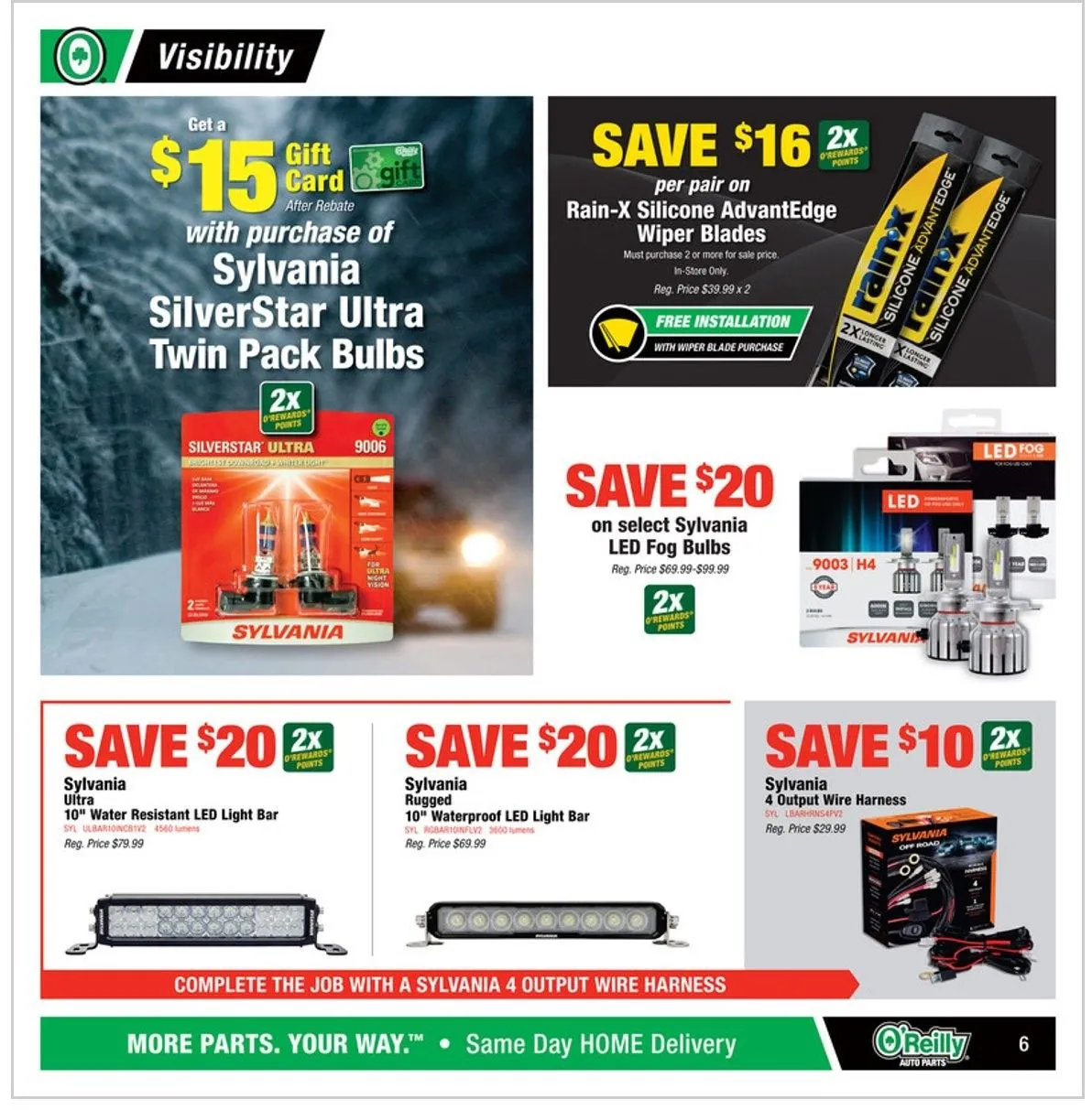 Weekly ad O'Reilly Auto Parts Sales from January 29 to February 25 2025 - Page 6