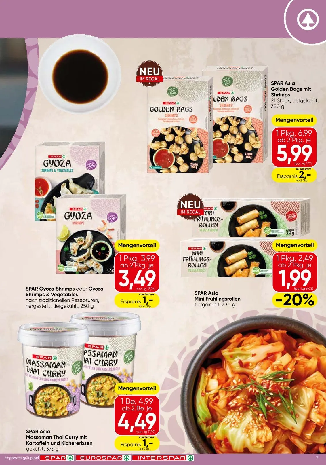SPAR Prospekte von 21. Mai bis 2. Juni 2026 - Flugblätt seite 7