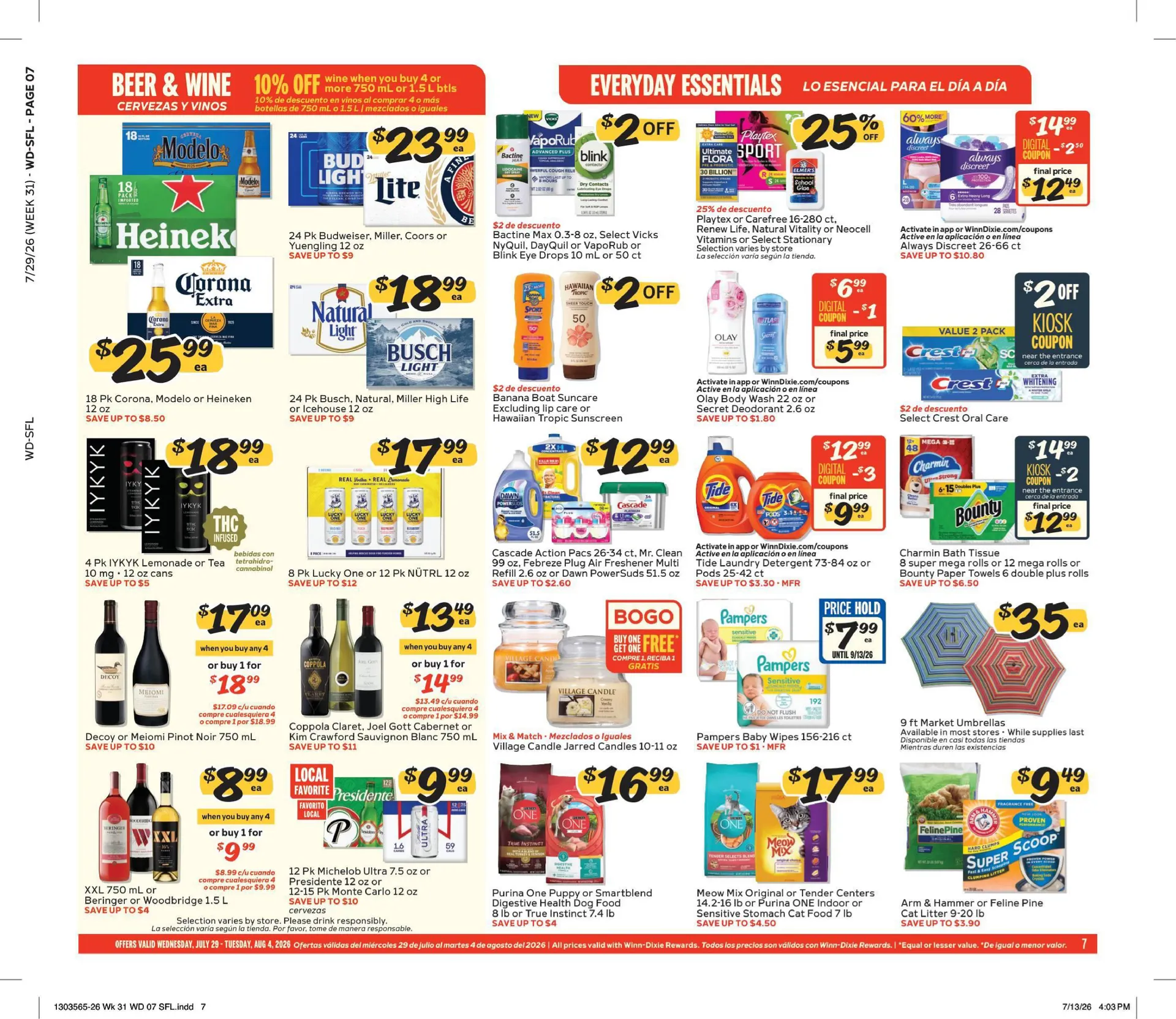 Weekly ad Winn Dixie Sales from July 29 to August 4 2026 - Page 7