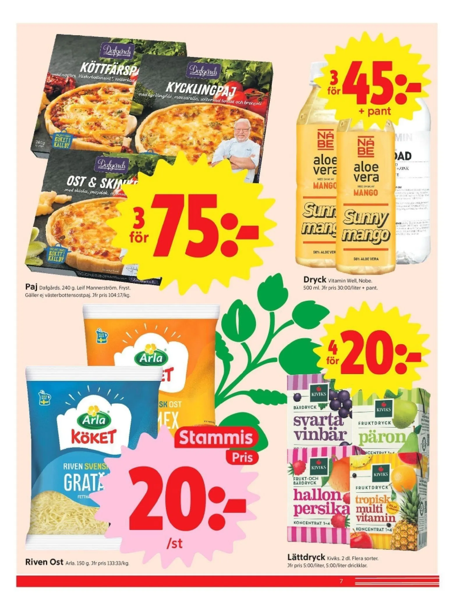 ICA från 29 juni till 12 juli 2026 - Reklamblad sidor 7