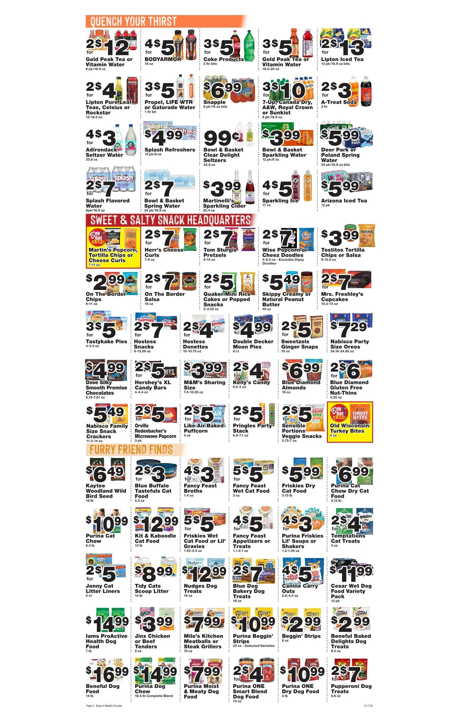 Weekly promotion Boyer's Food Market Sales spanning from December 9 to January 1 2026 - Page 7 for Catalogue 365