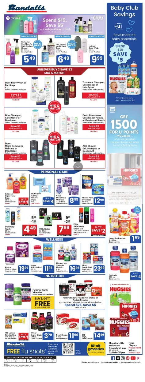 Weekly ad Randalls Sales from November 5 to November 11 2025 - Page 7